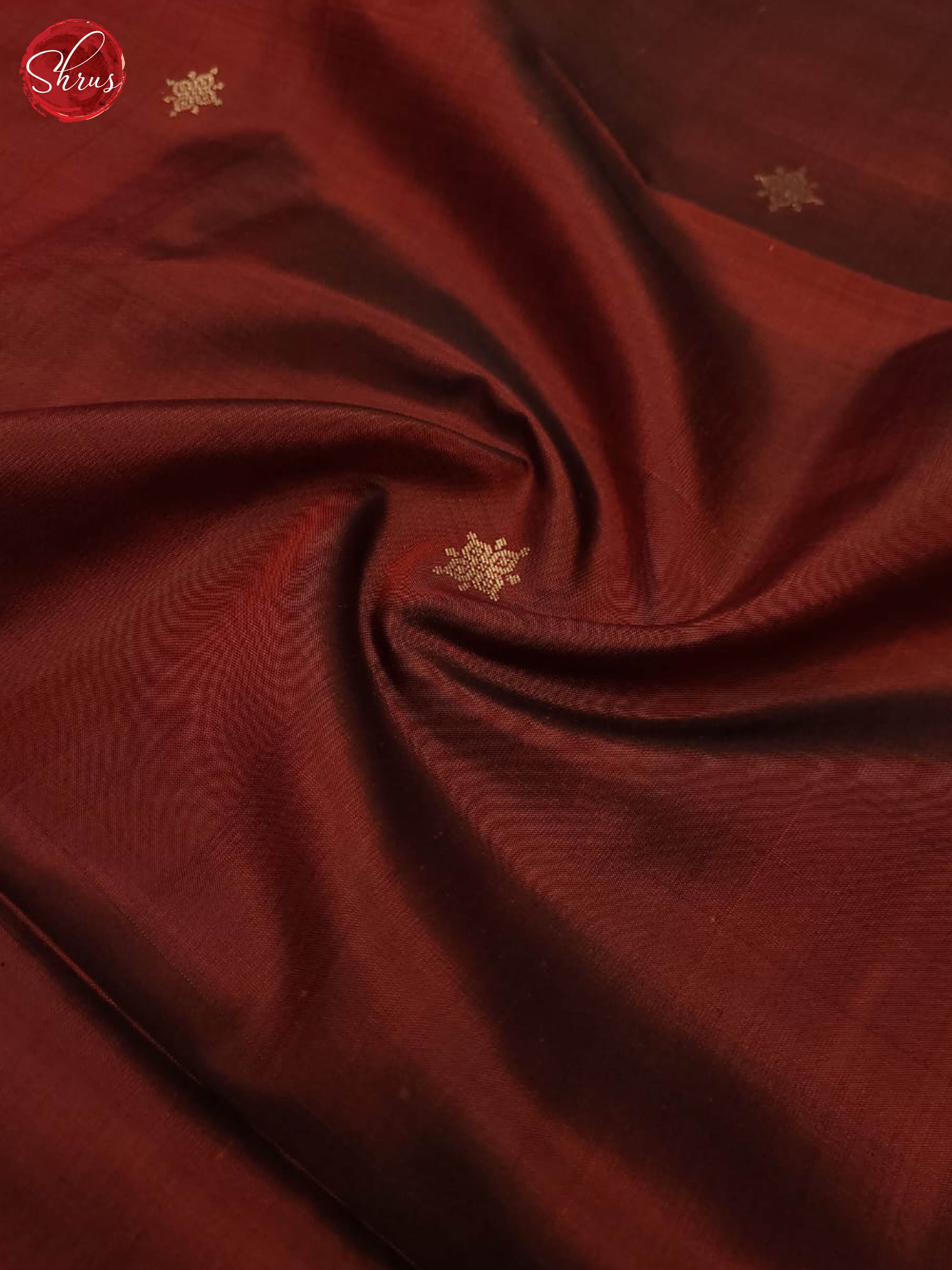 Maroon and Red- Soft silk saree - Shop on ShrusEternity.com