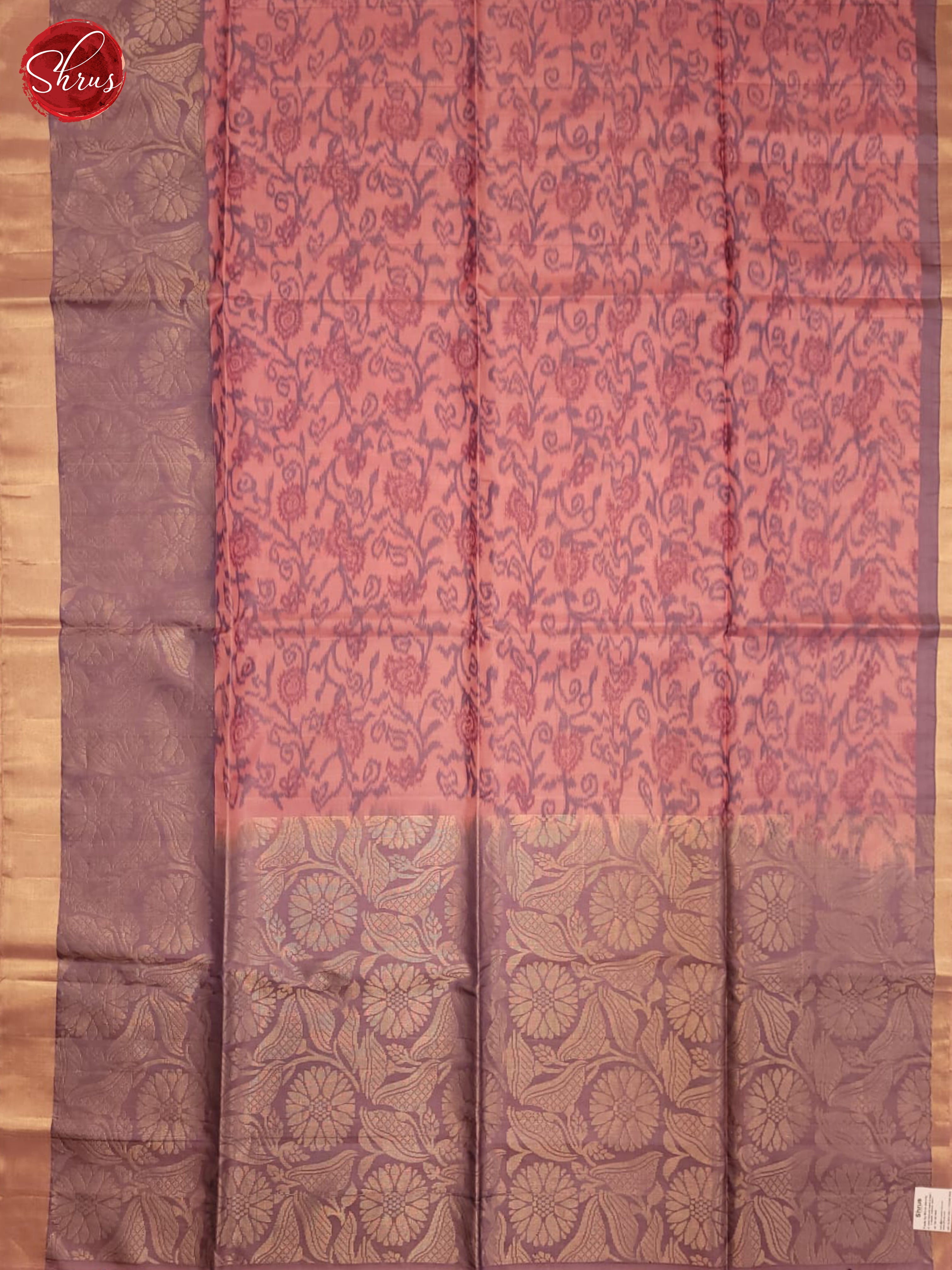 Pink and Onion pink- Soft Silk Saree - Shop on ShrusEternity.com