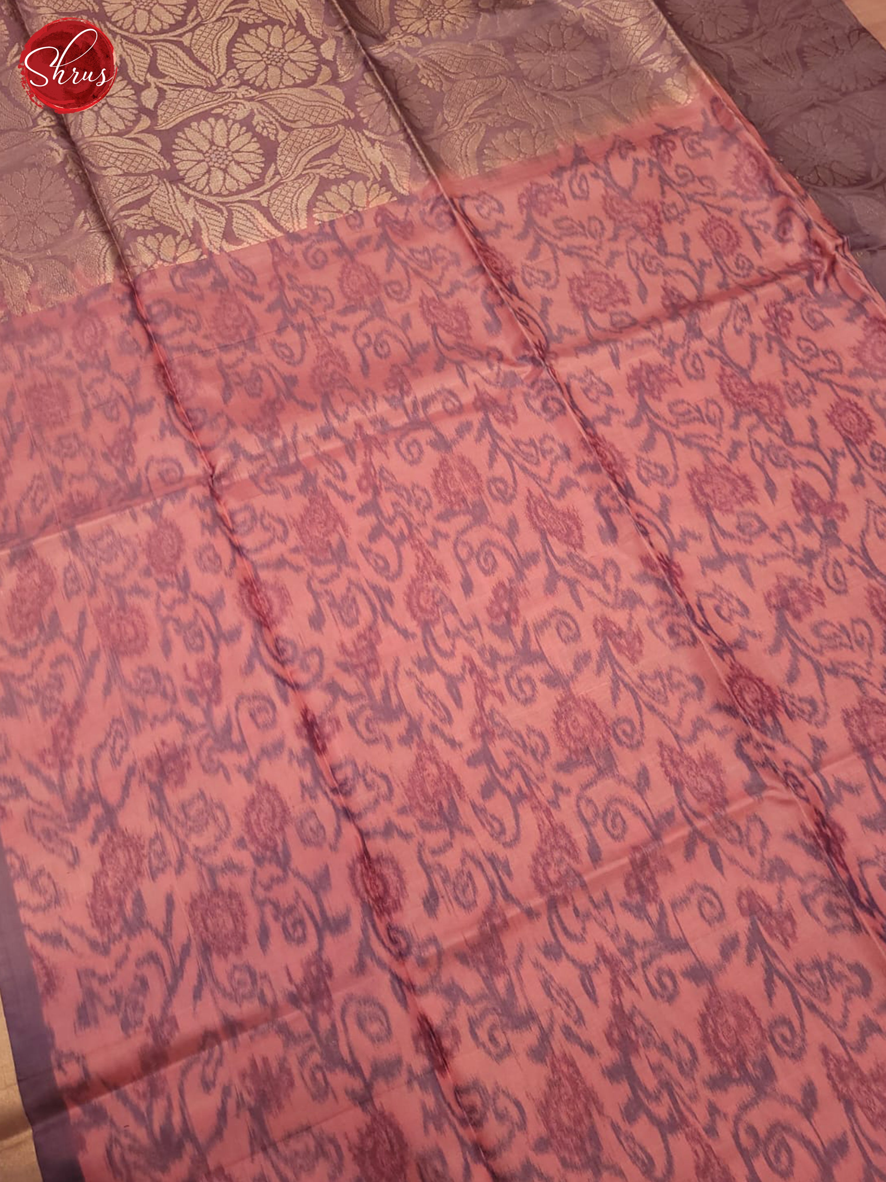 Pink and Onion pink- Soft Silk Saree - Shop on ShrusEternity.com