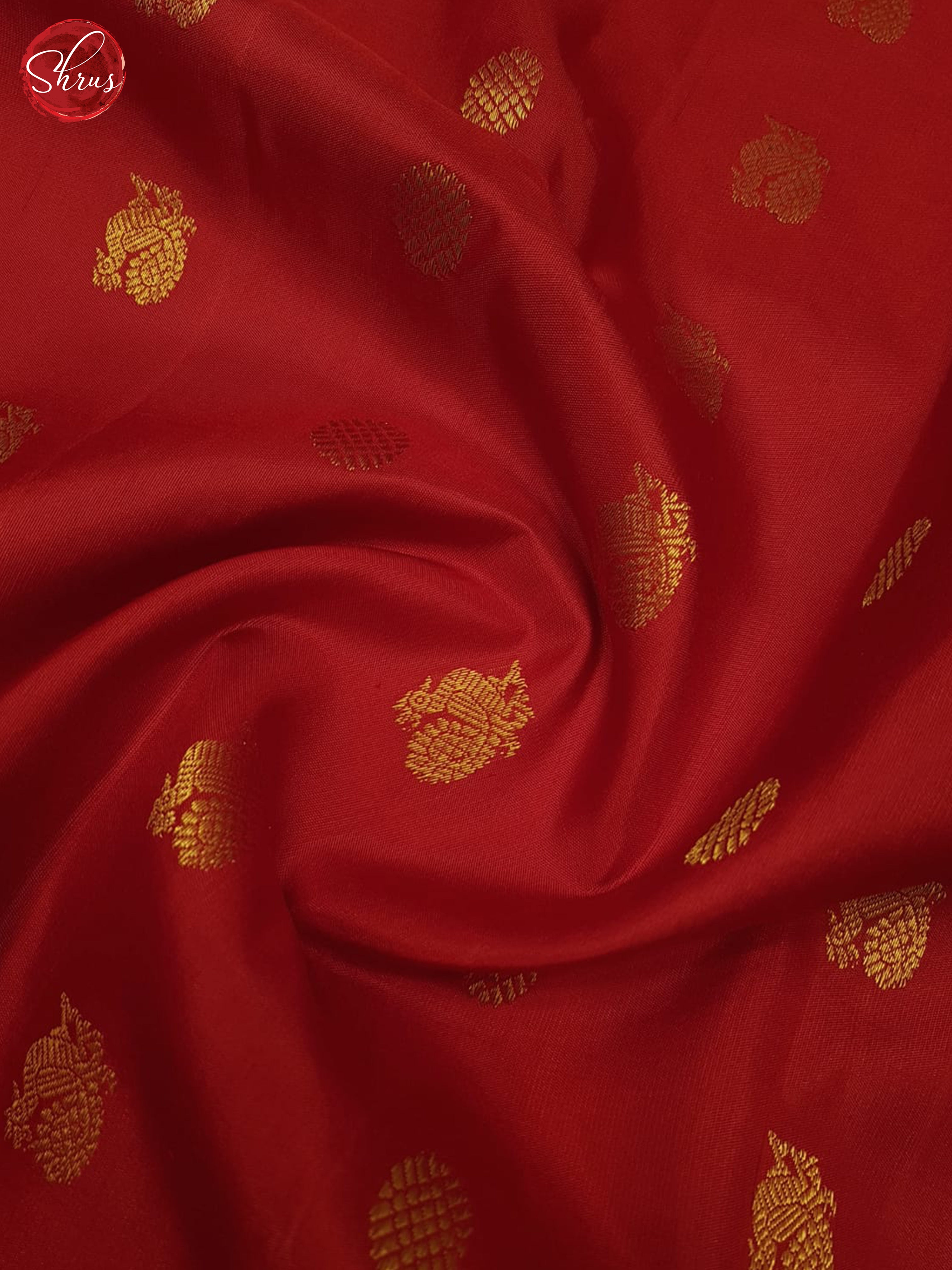Red And Wine-Gadwal Silk saree - Shop on ShrusEternity.com