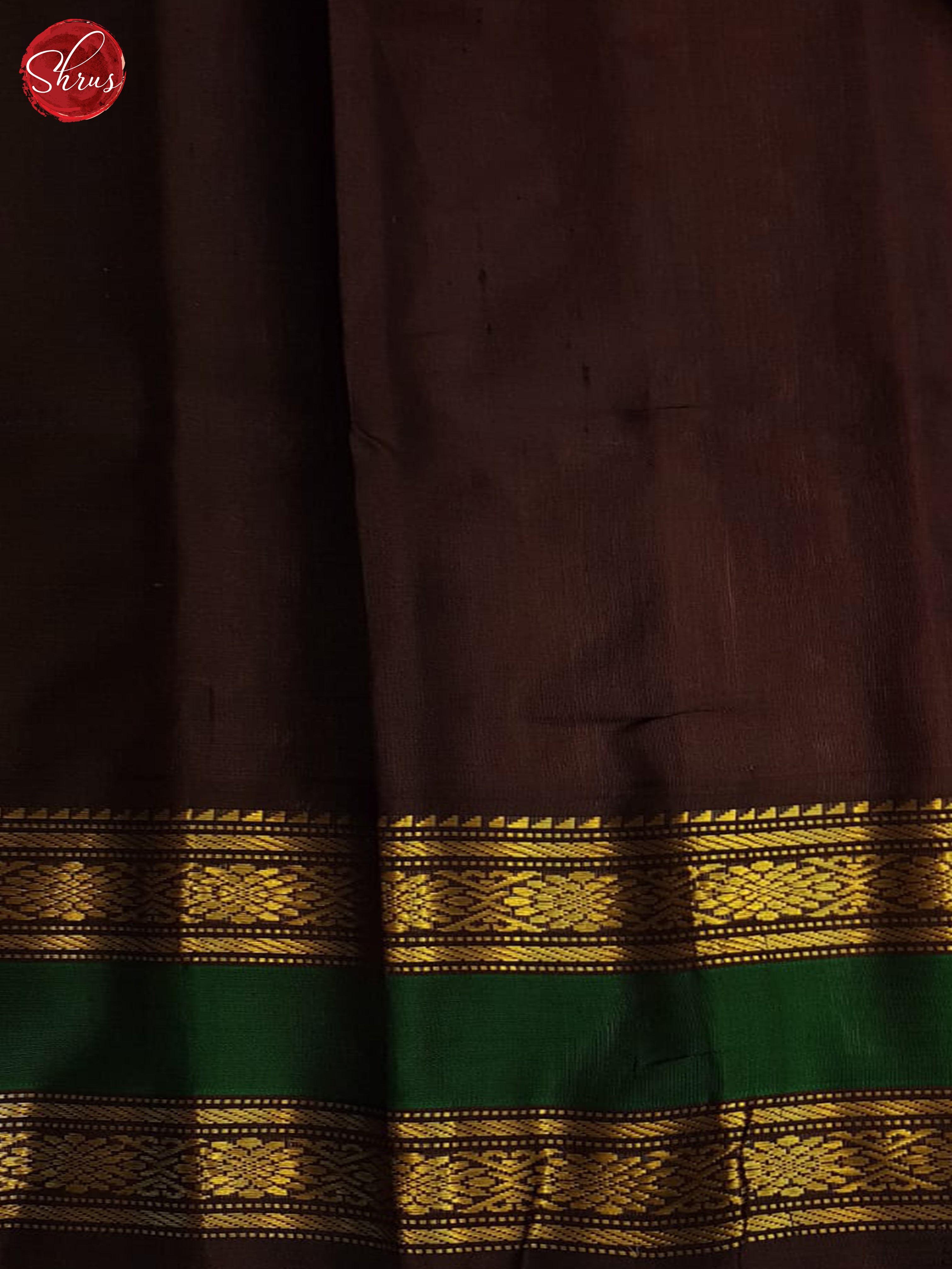 Pink And Brown-Gadwal Silk Saree - Shop on ShrusEternity.com