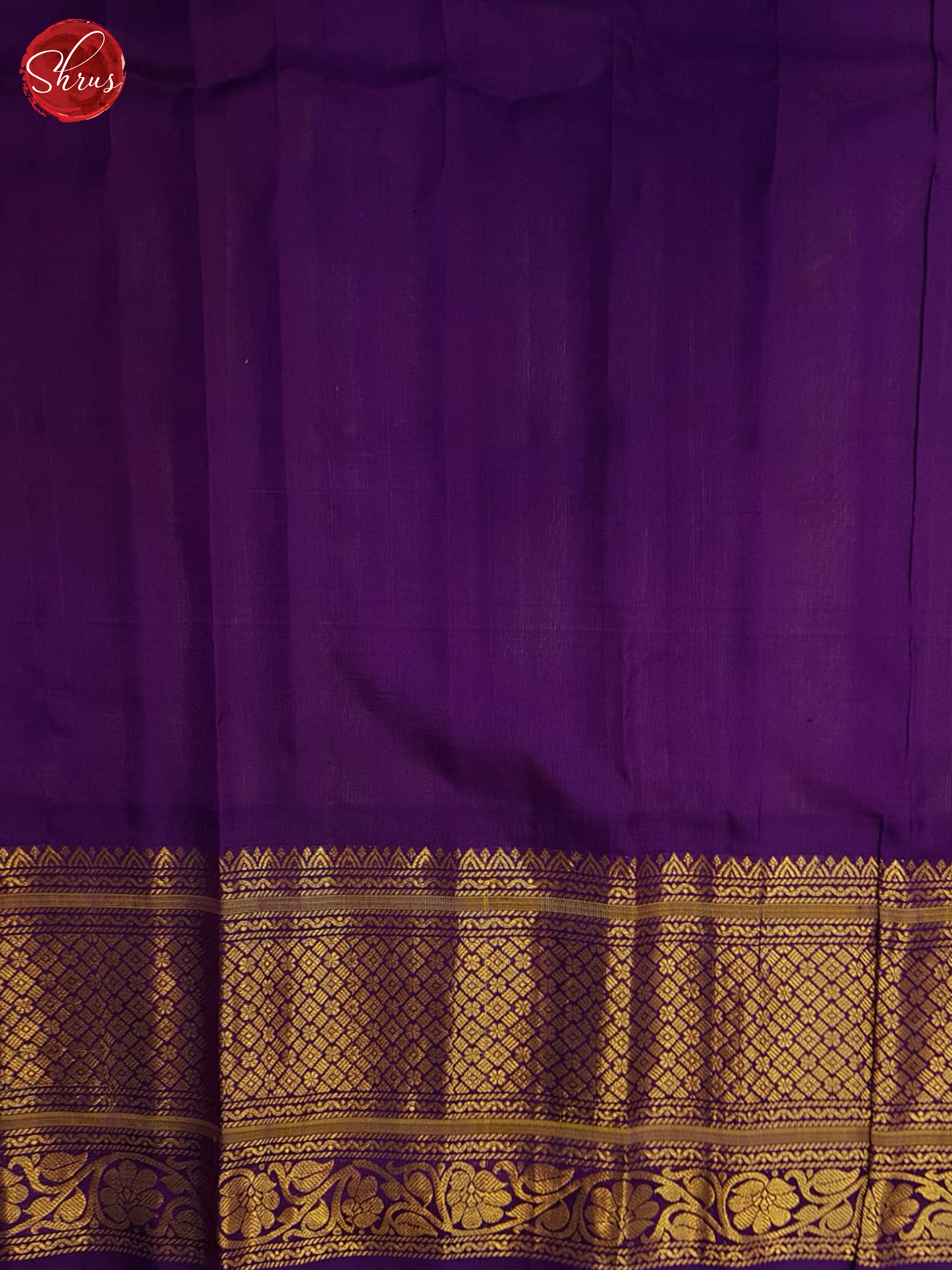 Green And Purple-Gadwal Silk Saree - Shop on ShrusEternity.com