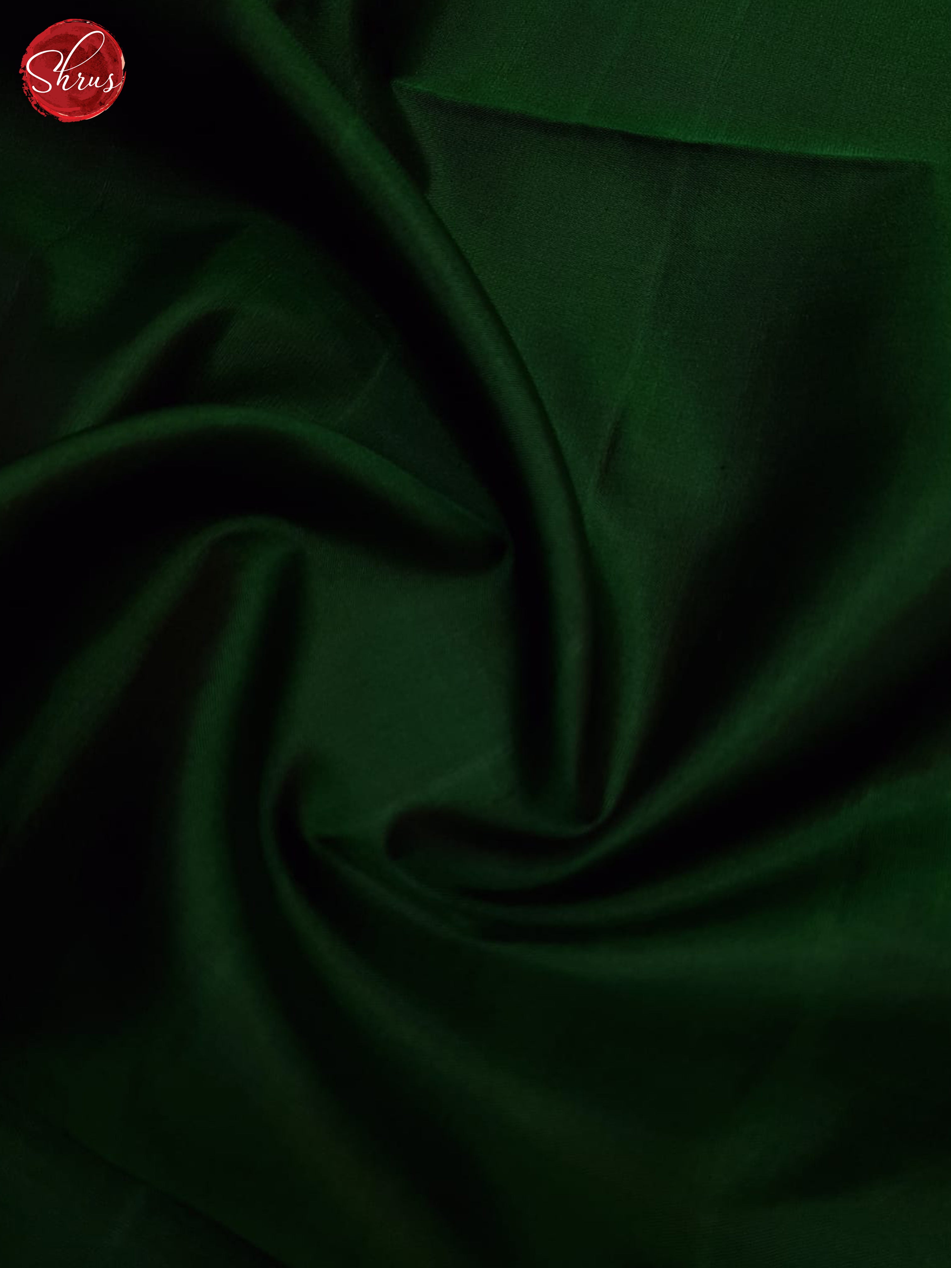 Green And Orangish Pink-Soft Silk saree-5
