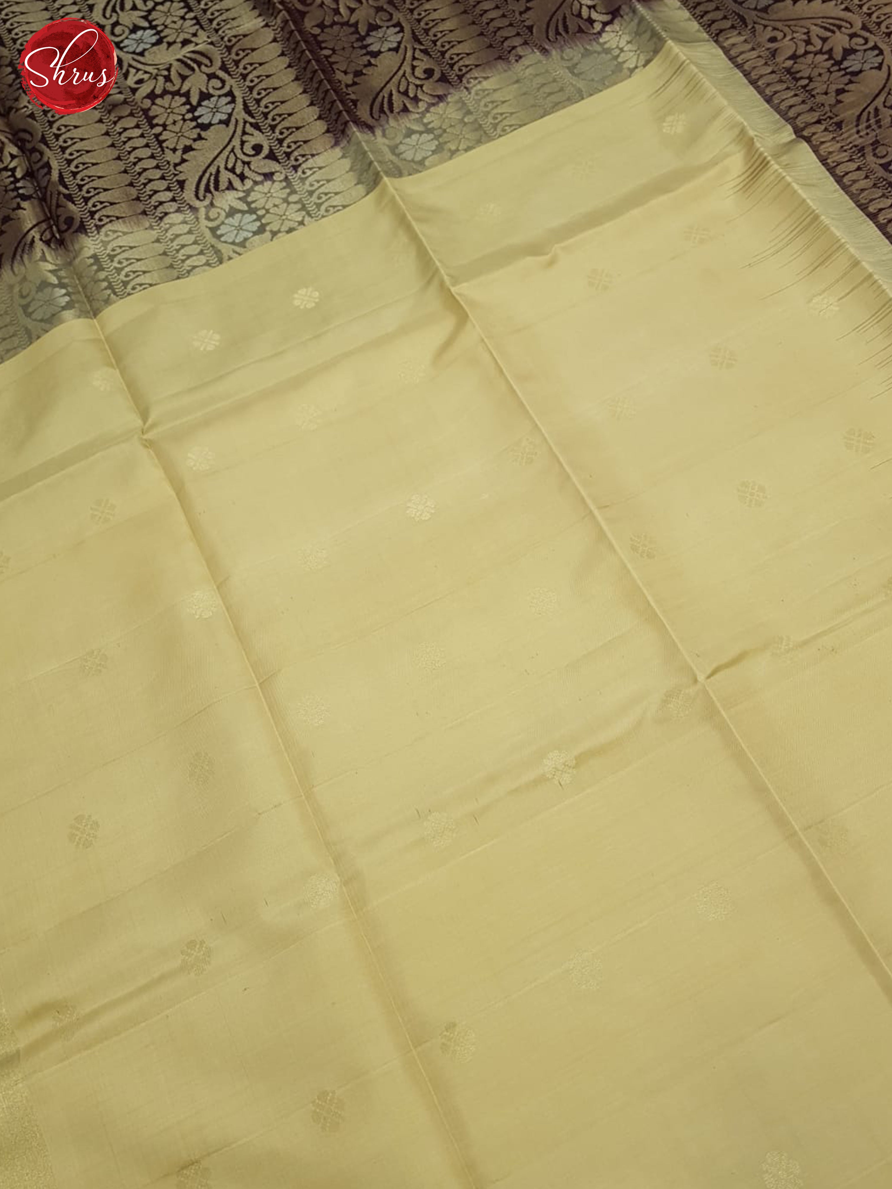 Sandal and Brown - Soft Silk Saree - Shop on ShrusEternity.com