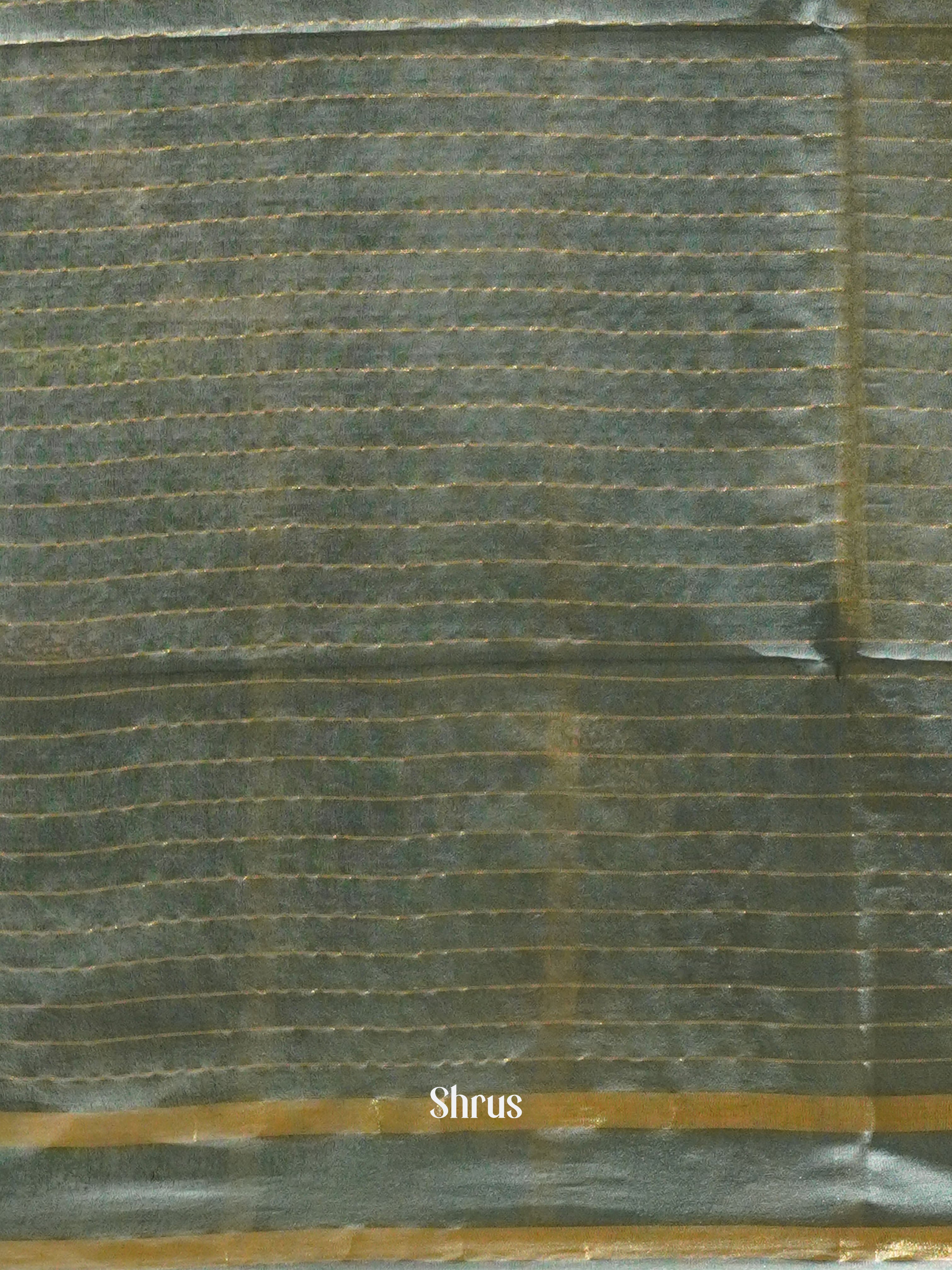 Elephant Grey And Grey- Shibori Saree - Shop on ShrusEternity.com