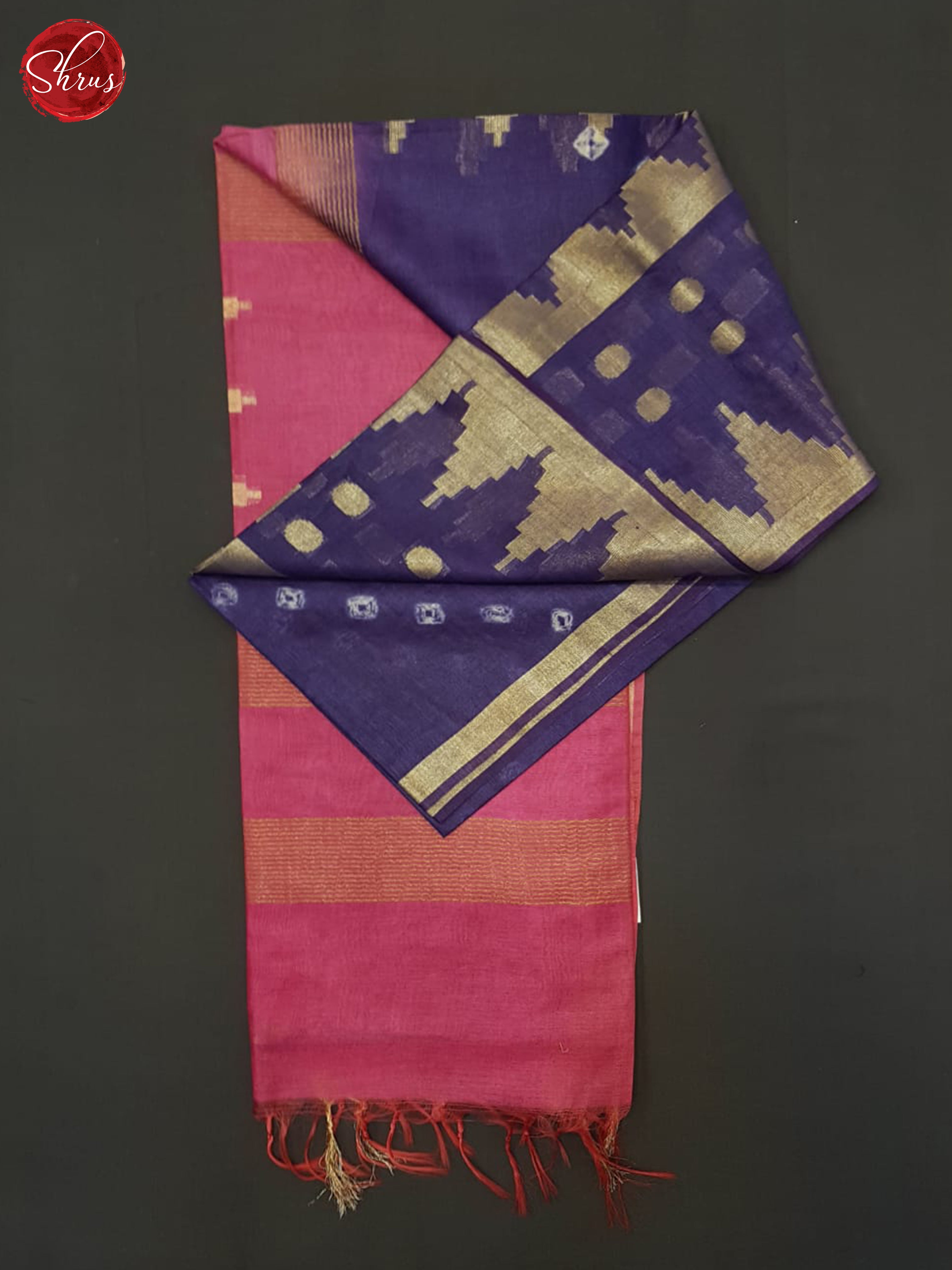 Lavender And Pink-Shibori saree - Shop on ShrusEternity.com