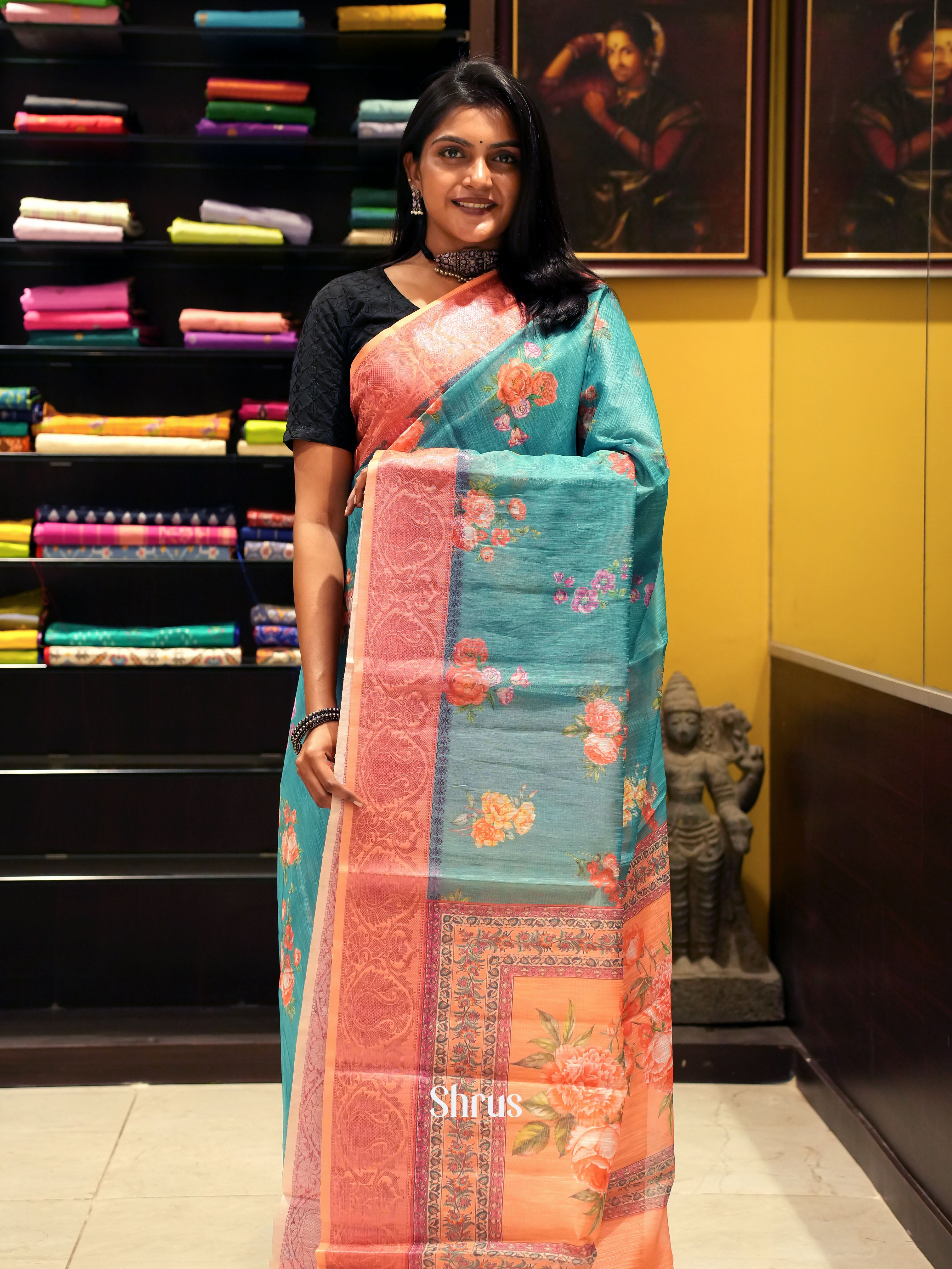 ALS15111 -Semi Chanderi - Shop on ShrusEternity.com