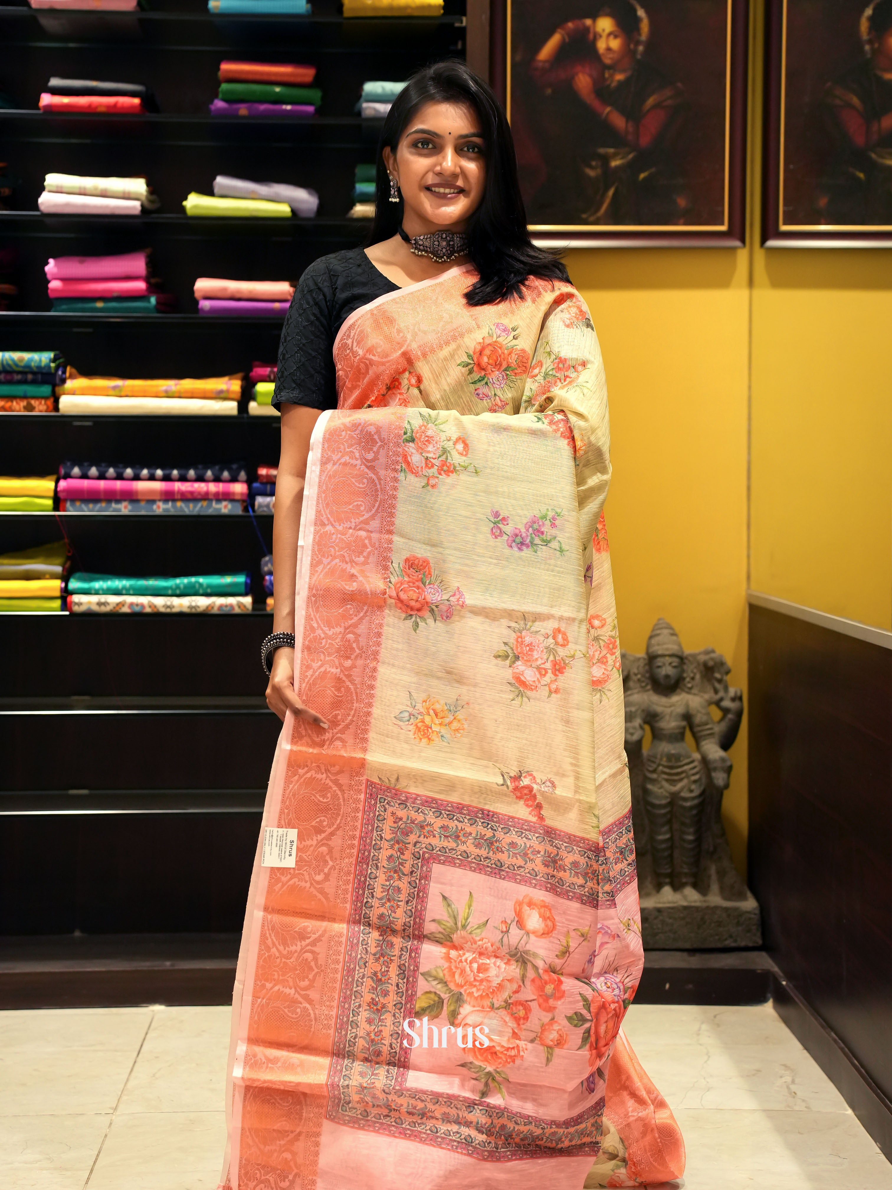 ALS15124 -Semi Chanderi - Shop on ShrusEternity.com