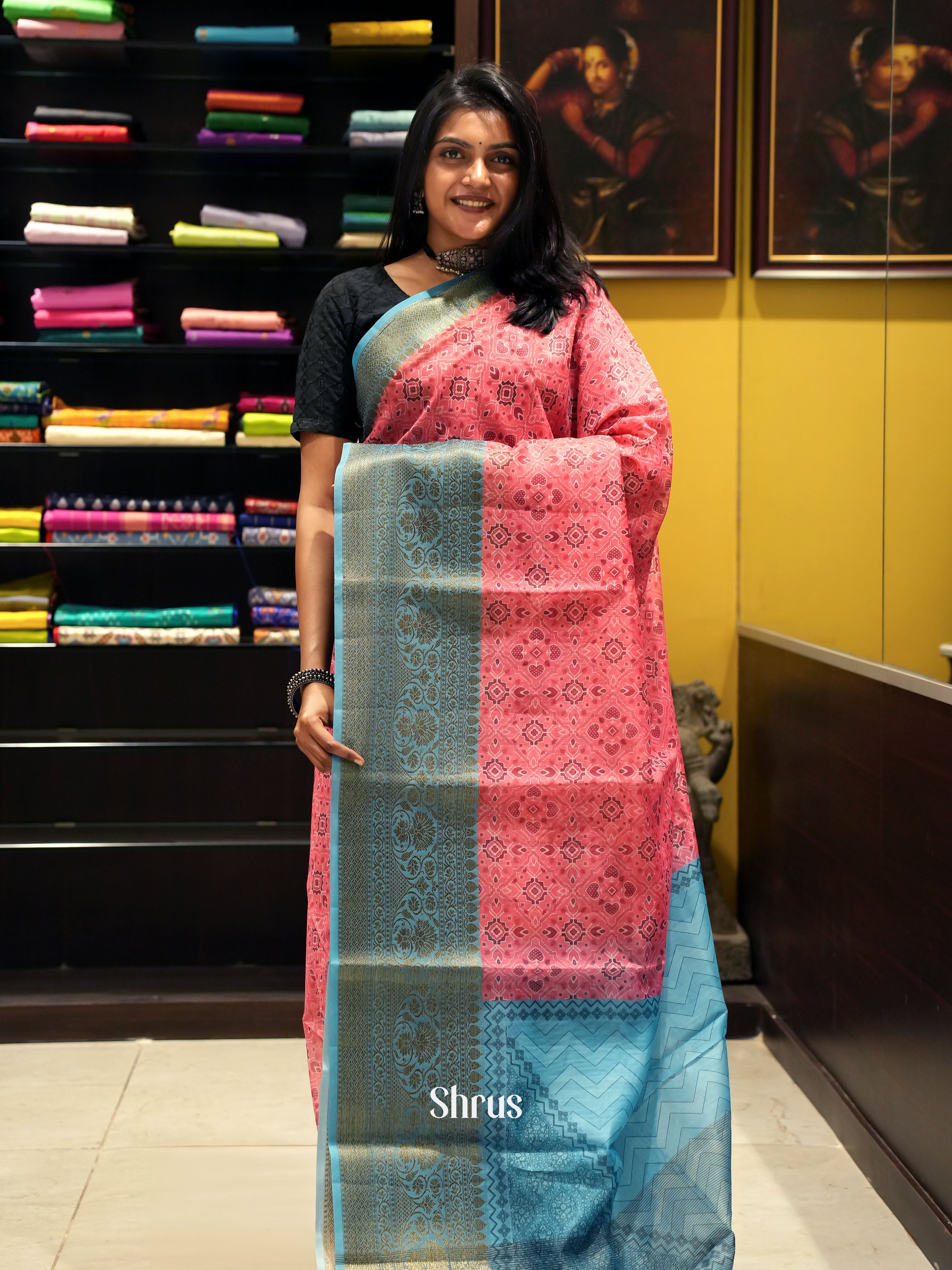 ALS15125 -Semi Chanderi - Shop on ShrusEternity.com