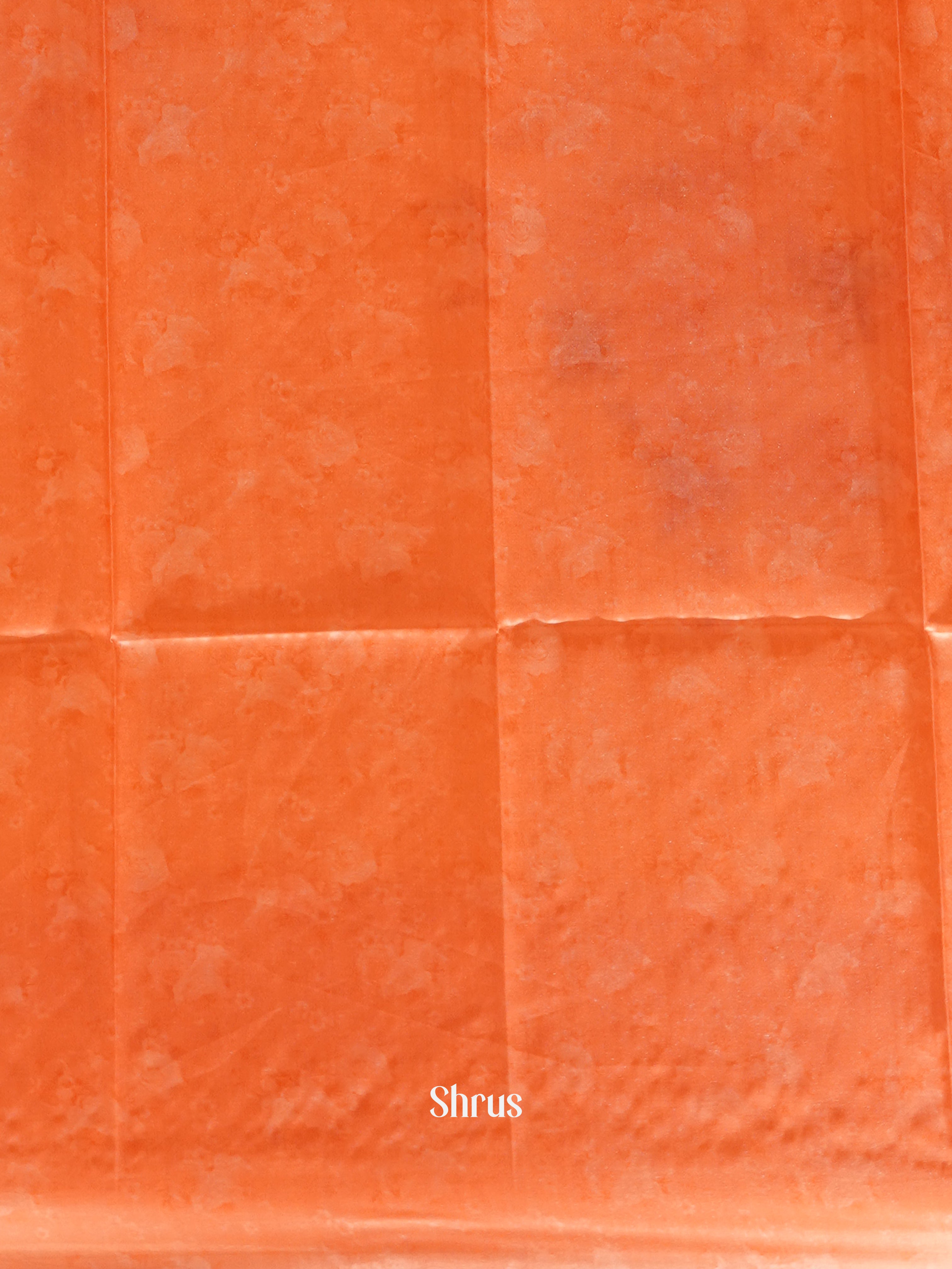 Orange & Pink - Semi Georgette Saree - Shop on ShrusEternity.com