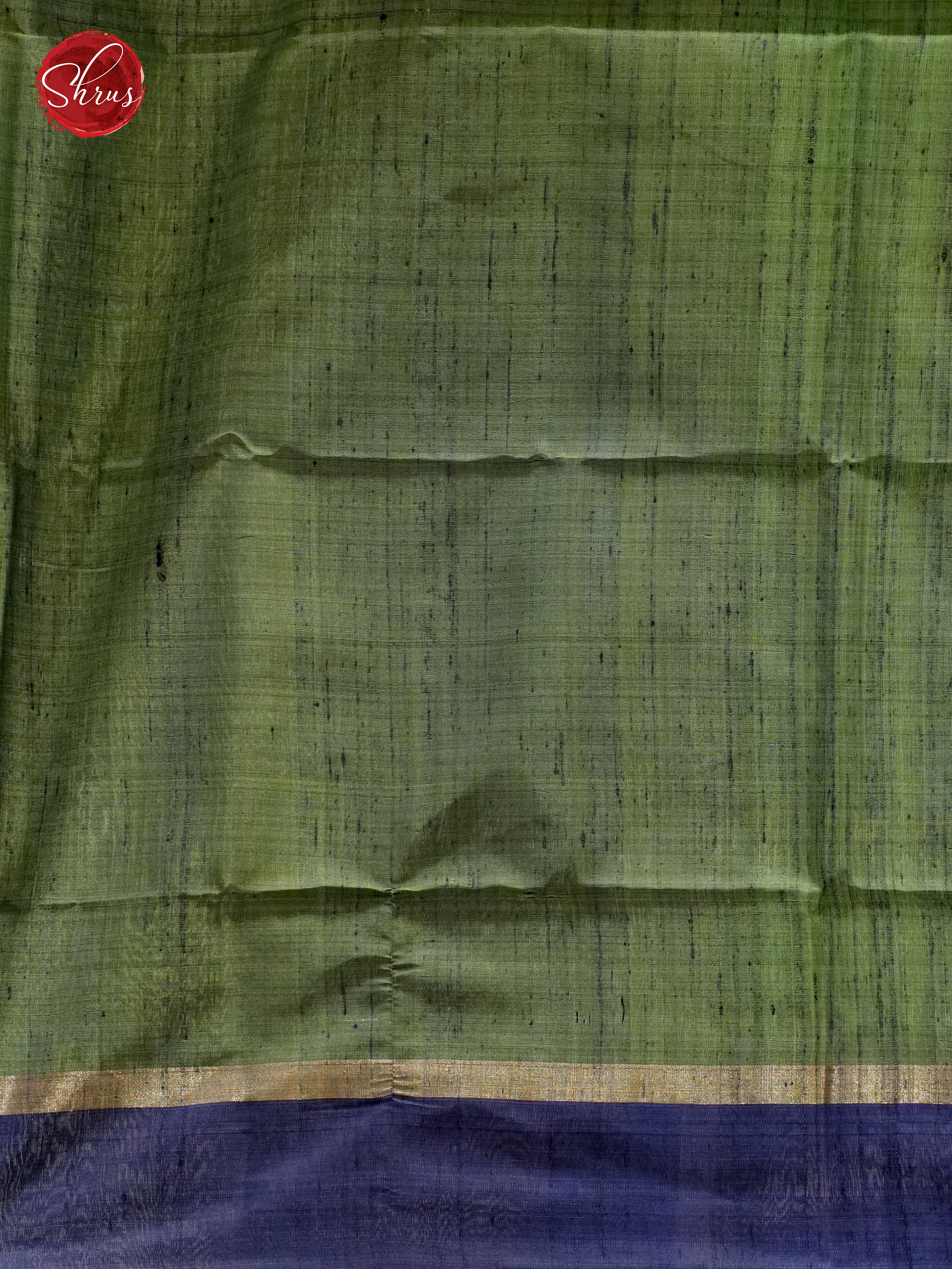 Green And Blue - Raw Silk Saree - Shop on ShrusEternity.com