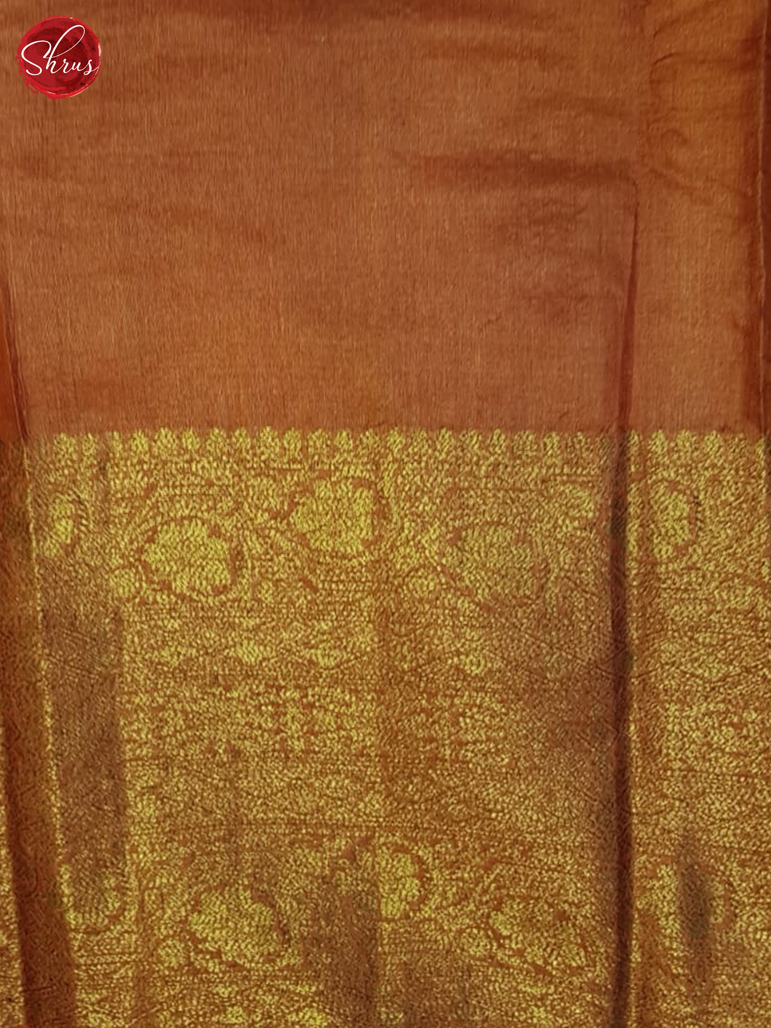 Blue & Honey - Tussar Silk Saree - Shop on ShrusEternity.com