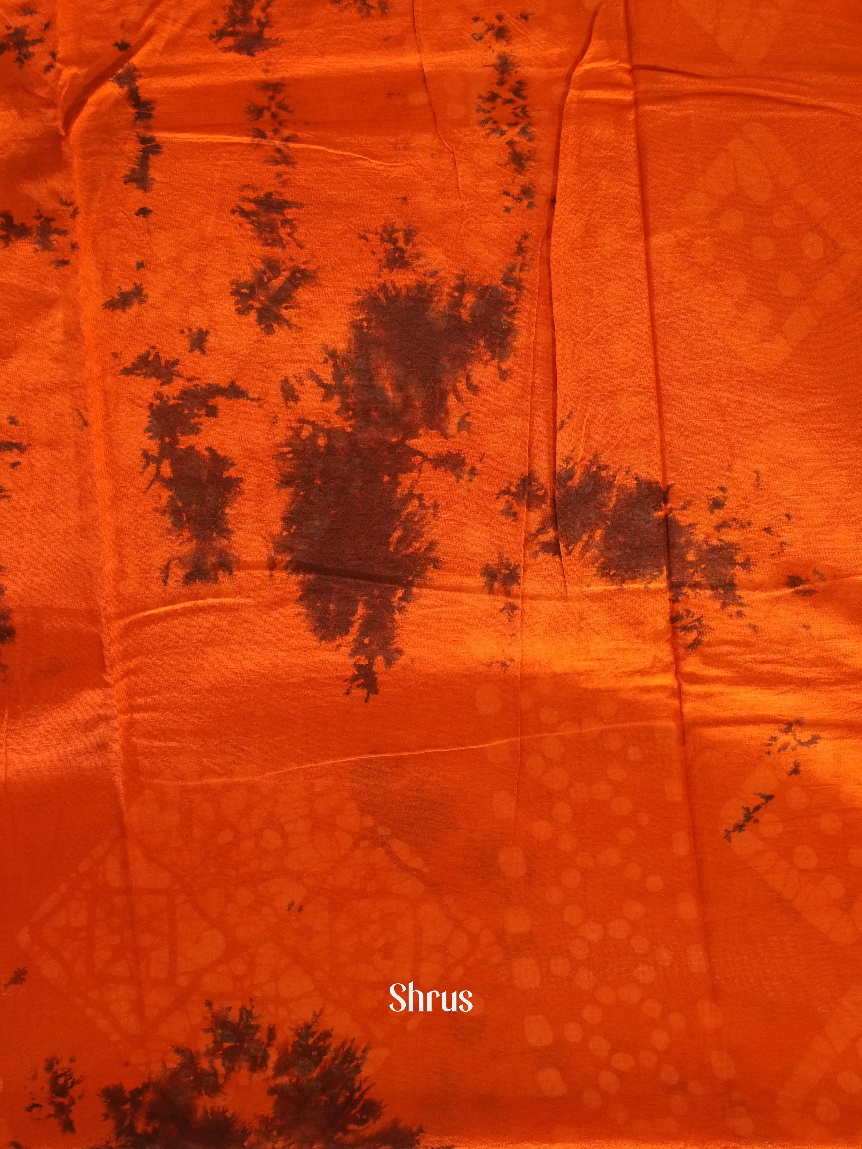 Orange - Jaipur cotton - Shop on ShrusEternity.com