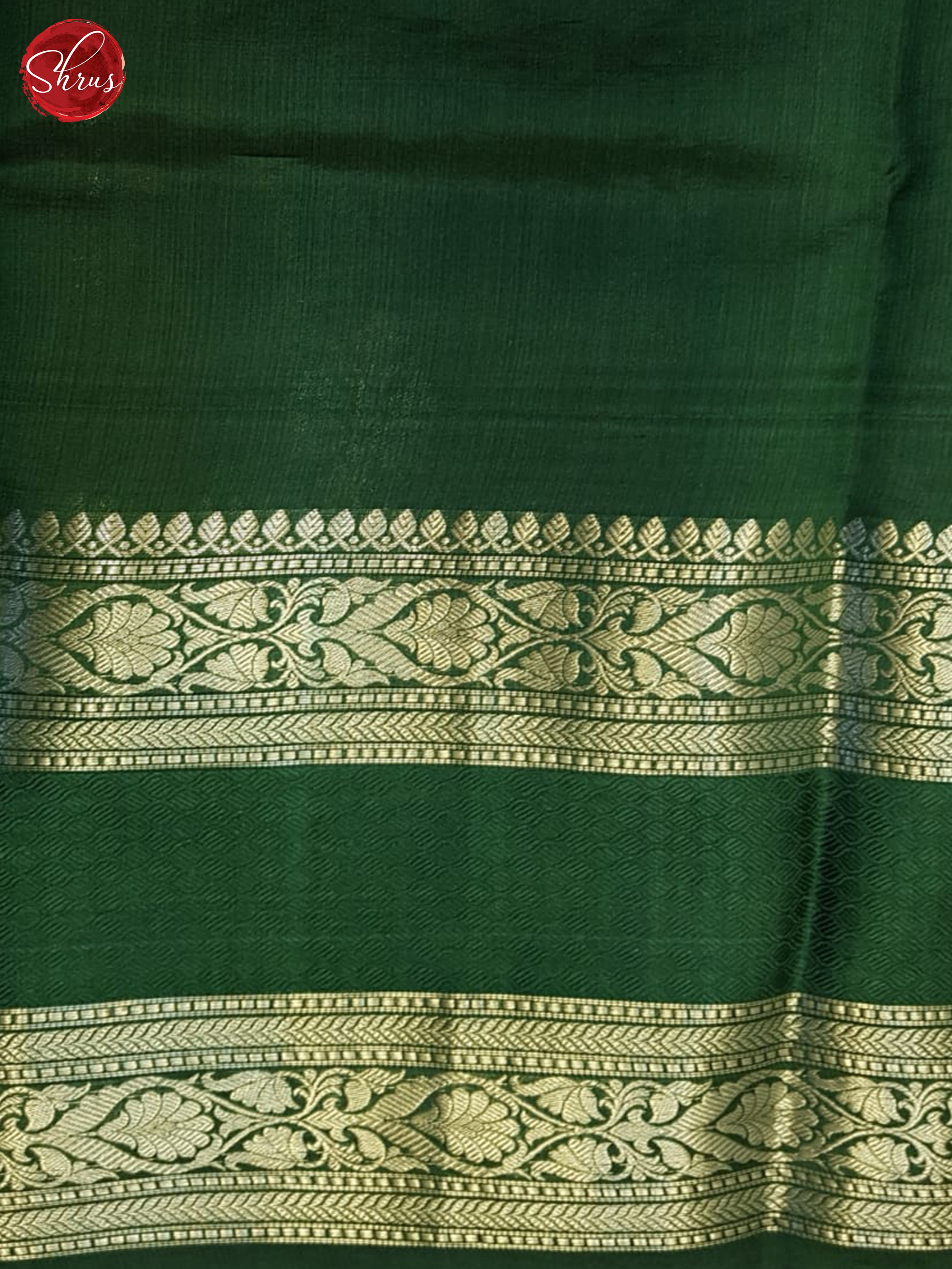 Green (Single Tone) - Tussar Silk Saree - Shop on ShrusEternity.com