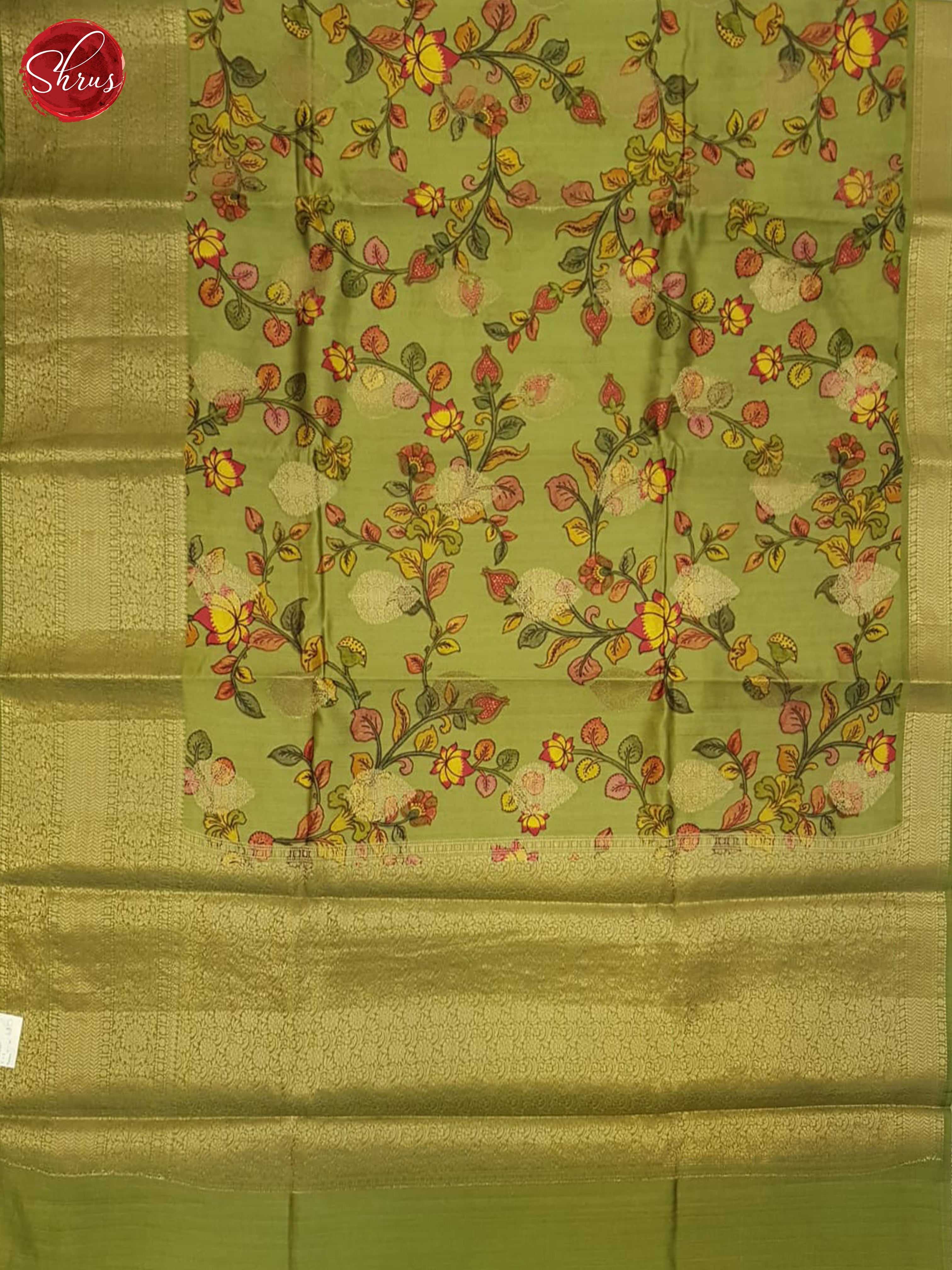 Green (Single Tone) - Tussar Silk Saree - Shop on ShrusEternity.com
