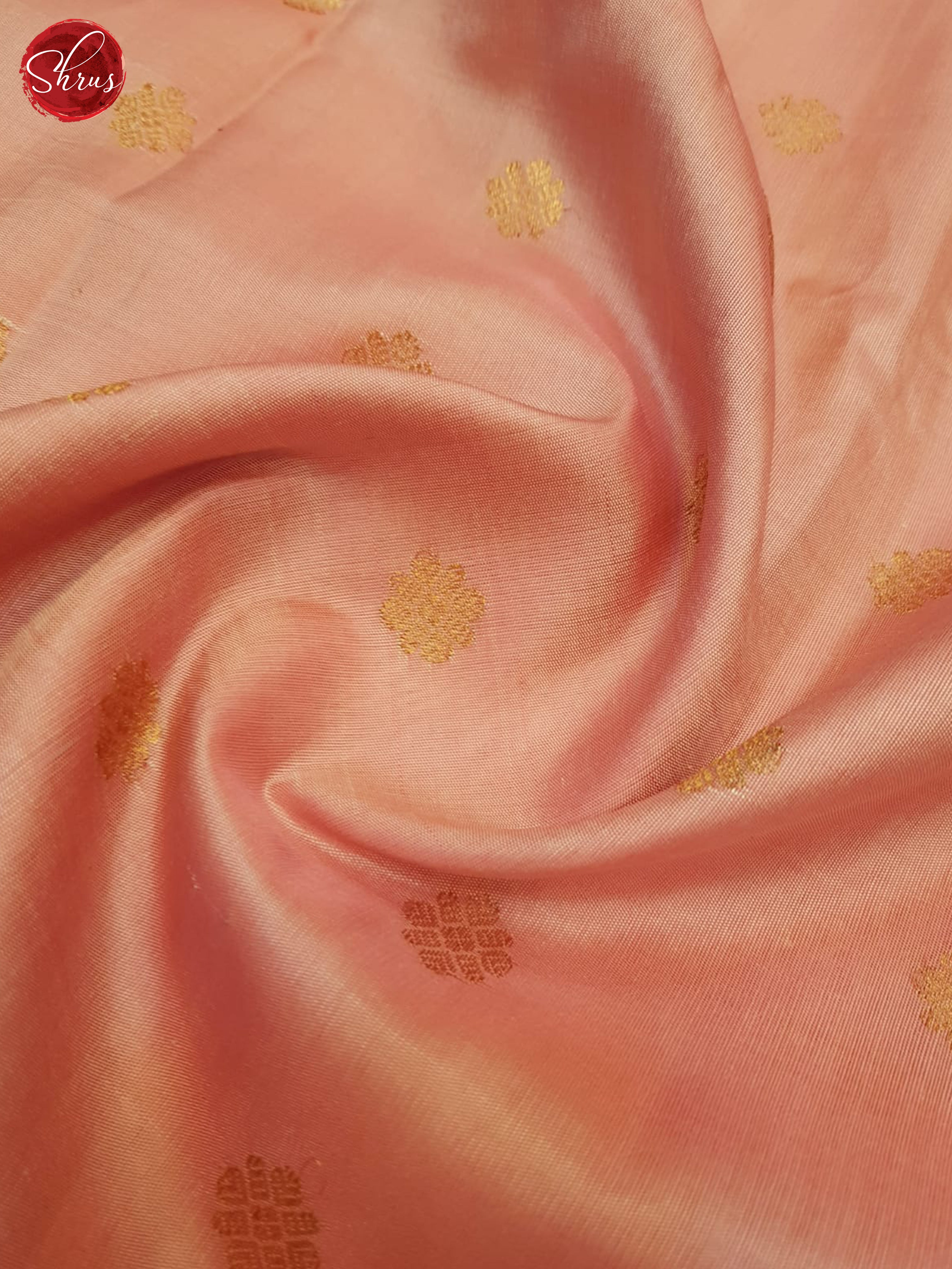 Peach And Blue - Gadwal Silk - Shop on ShrusEternity.com