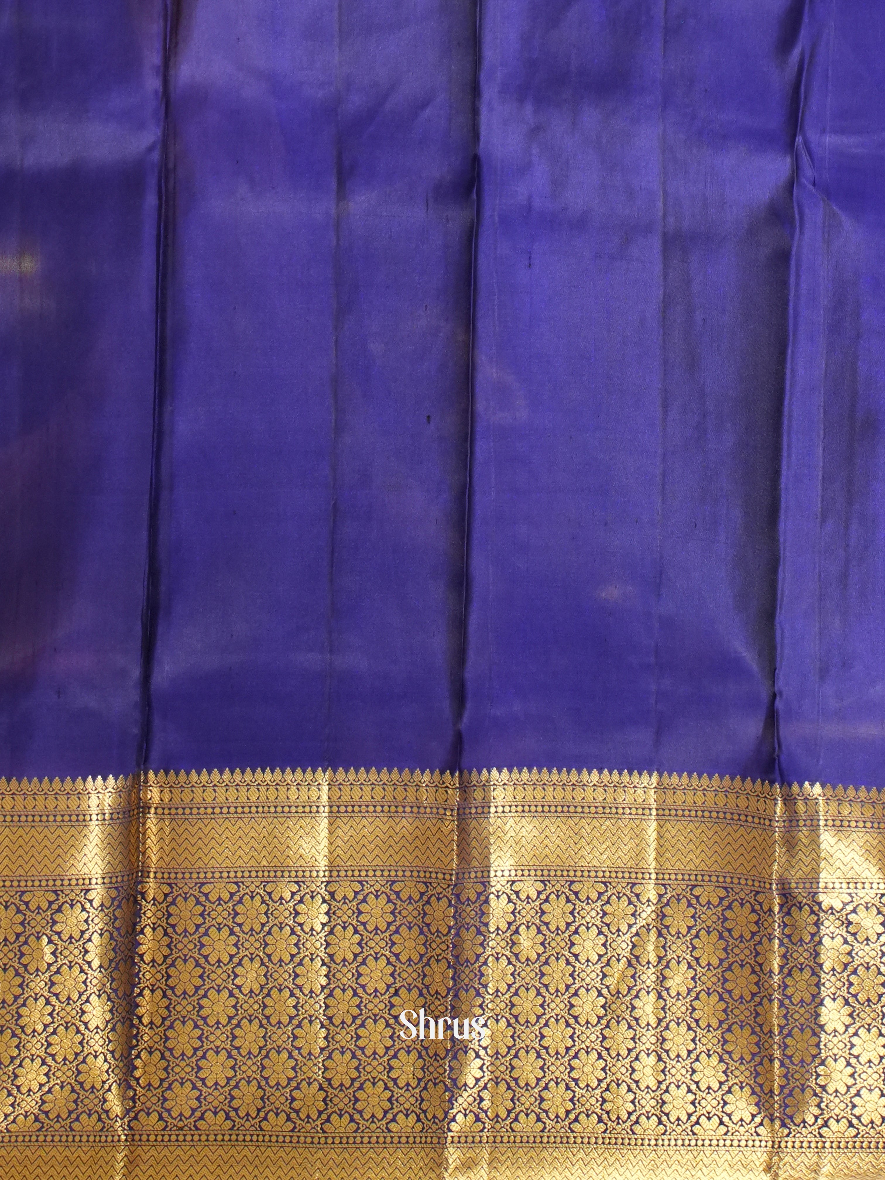 Teal & Blue- Korvai Kanchipuram Silk - Shop on ShrusEternity.com
