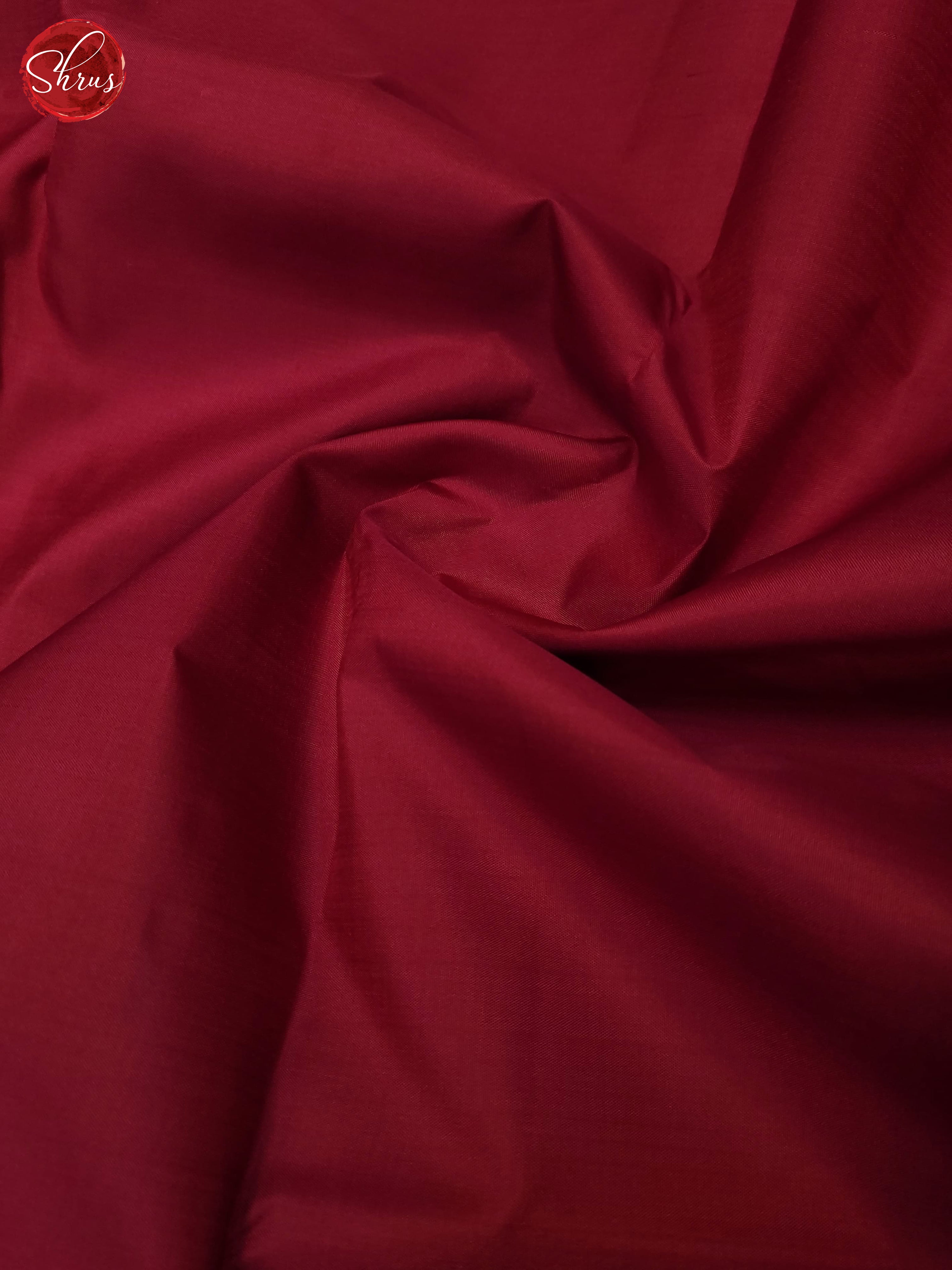 Maroon and blue-Kanchipuram silk saree - Shop on ShrusEternity.com