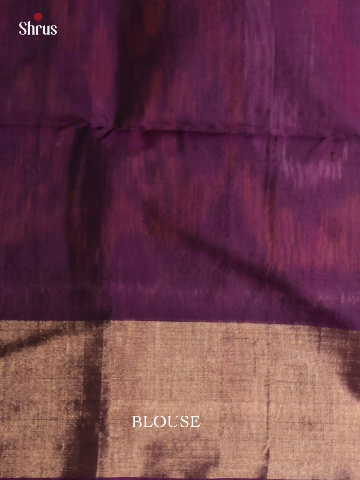 Buy Pretty Beige Pochampally Cotton Silk Saree With Floral Ikat Motifs, Purple Zari Border & Pallu