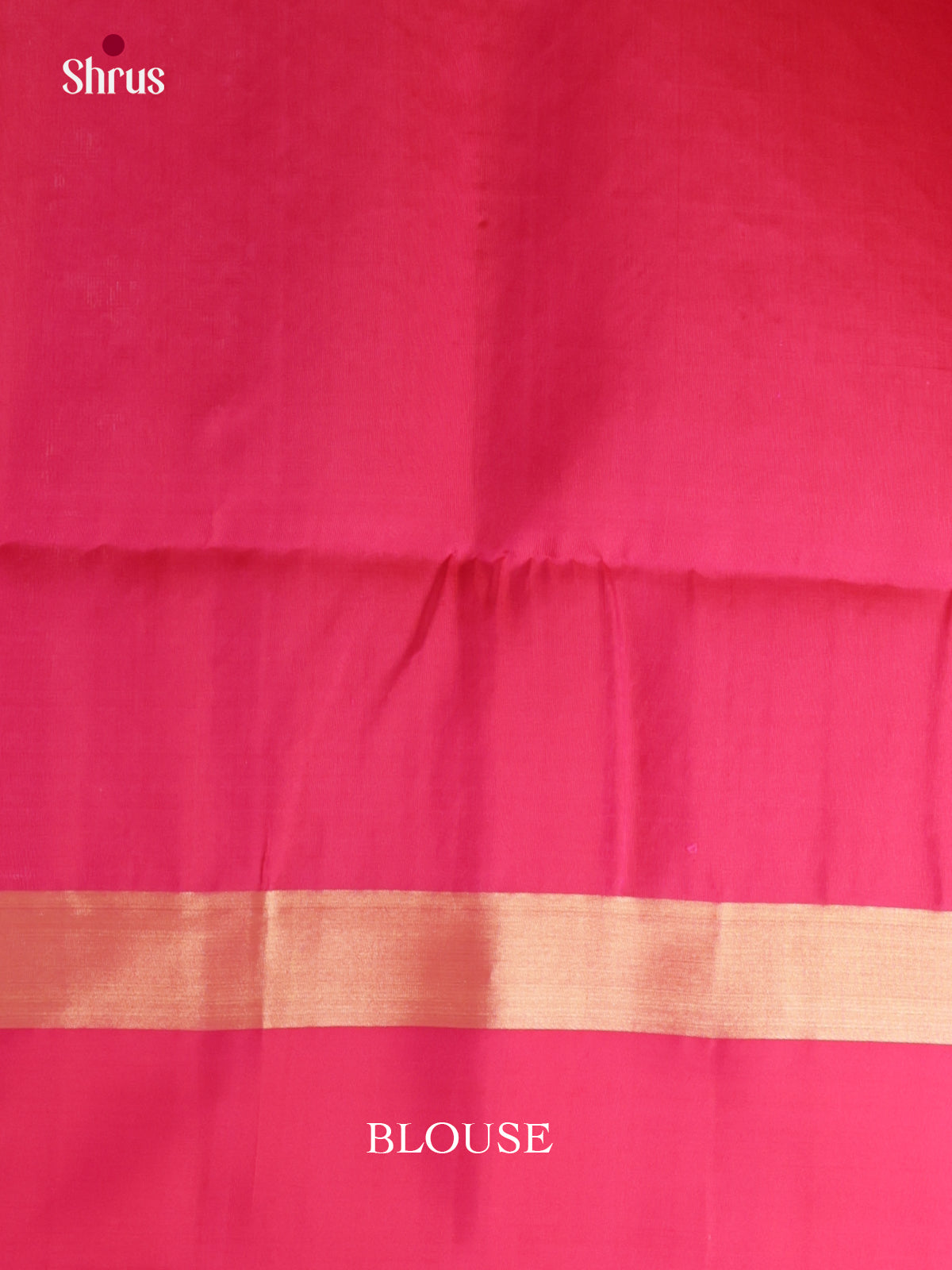 Buy Ornate Beige Printed Silk Saree With Tribal Prints, Plain Pink Border & Brocade Pallu