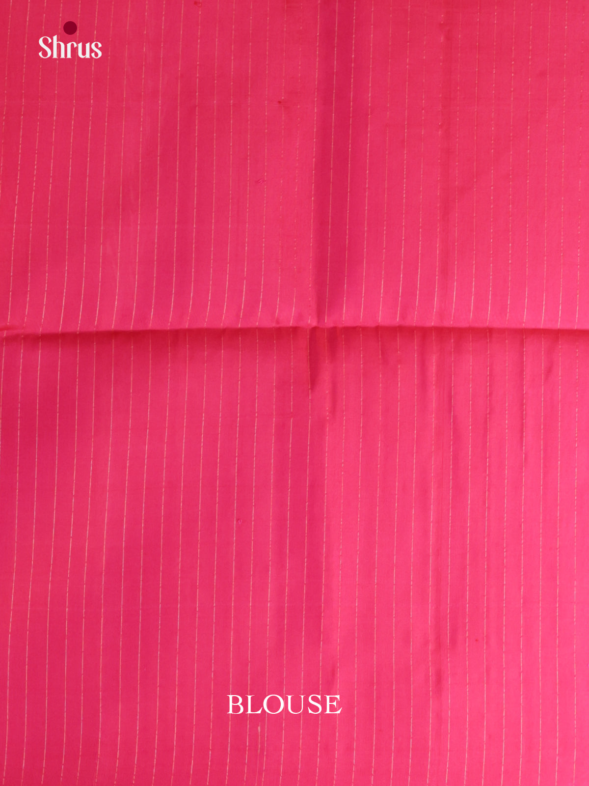 Buy Lustrous Beige Silk Saree with Subtle Stripes & Pink Zari Pallu