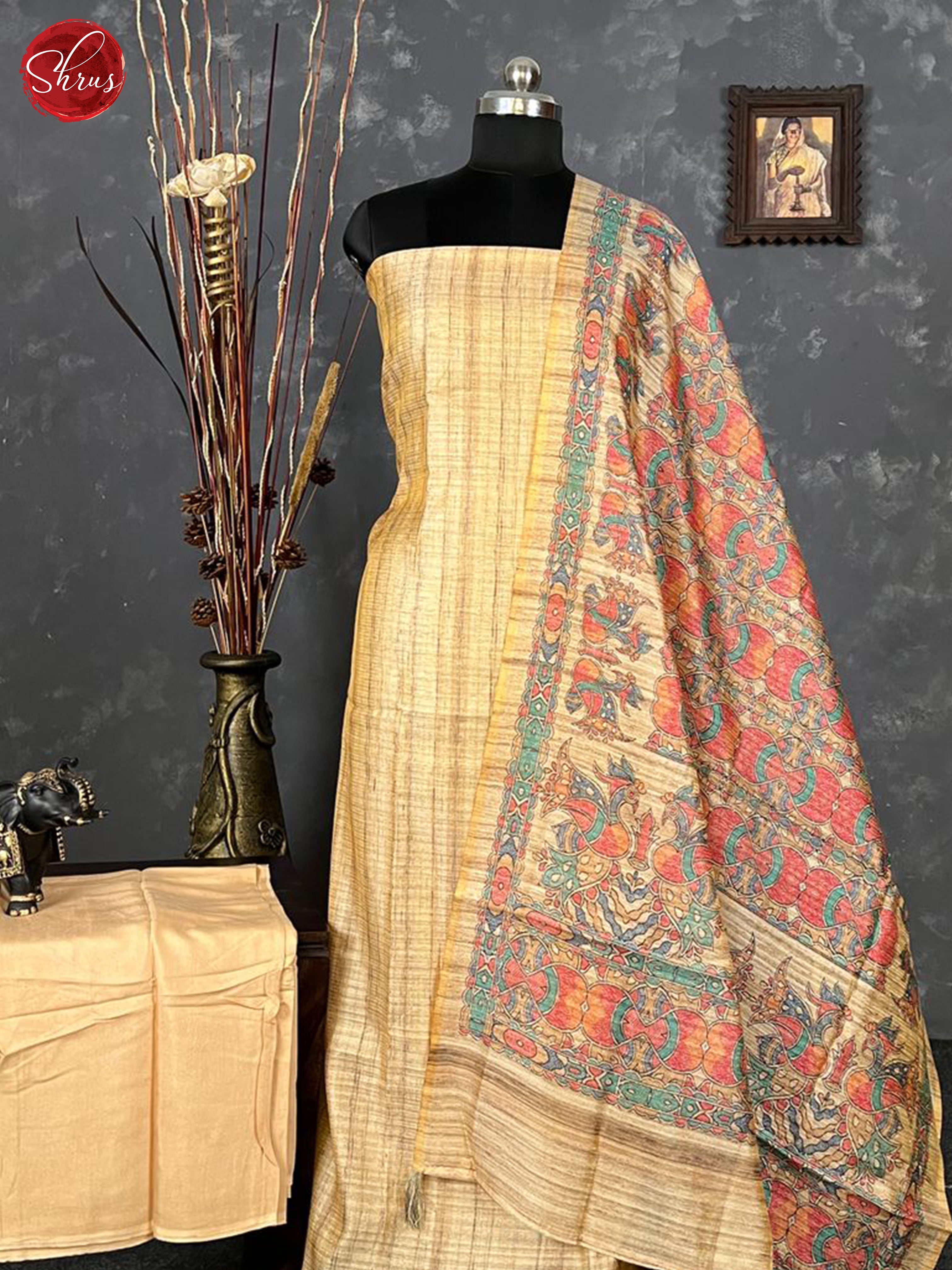 Beige - Matka Salwar - Shop on ShrusEternity.com