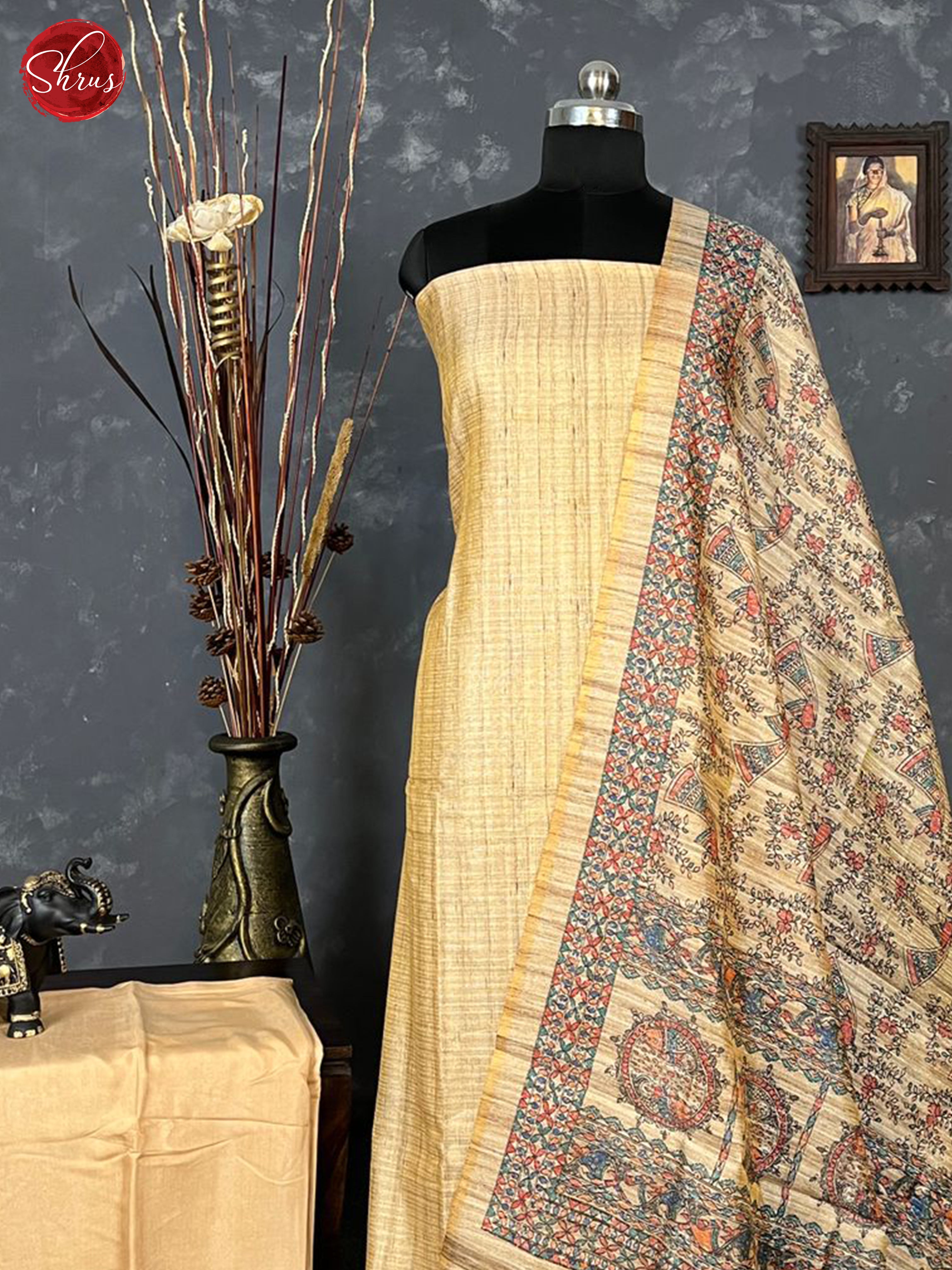 Beige - Matka Salwar - Shop on ShrusEternity.com