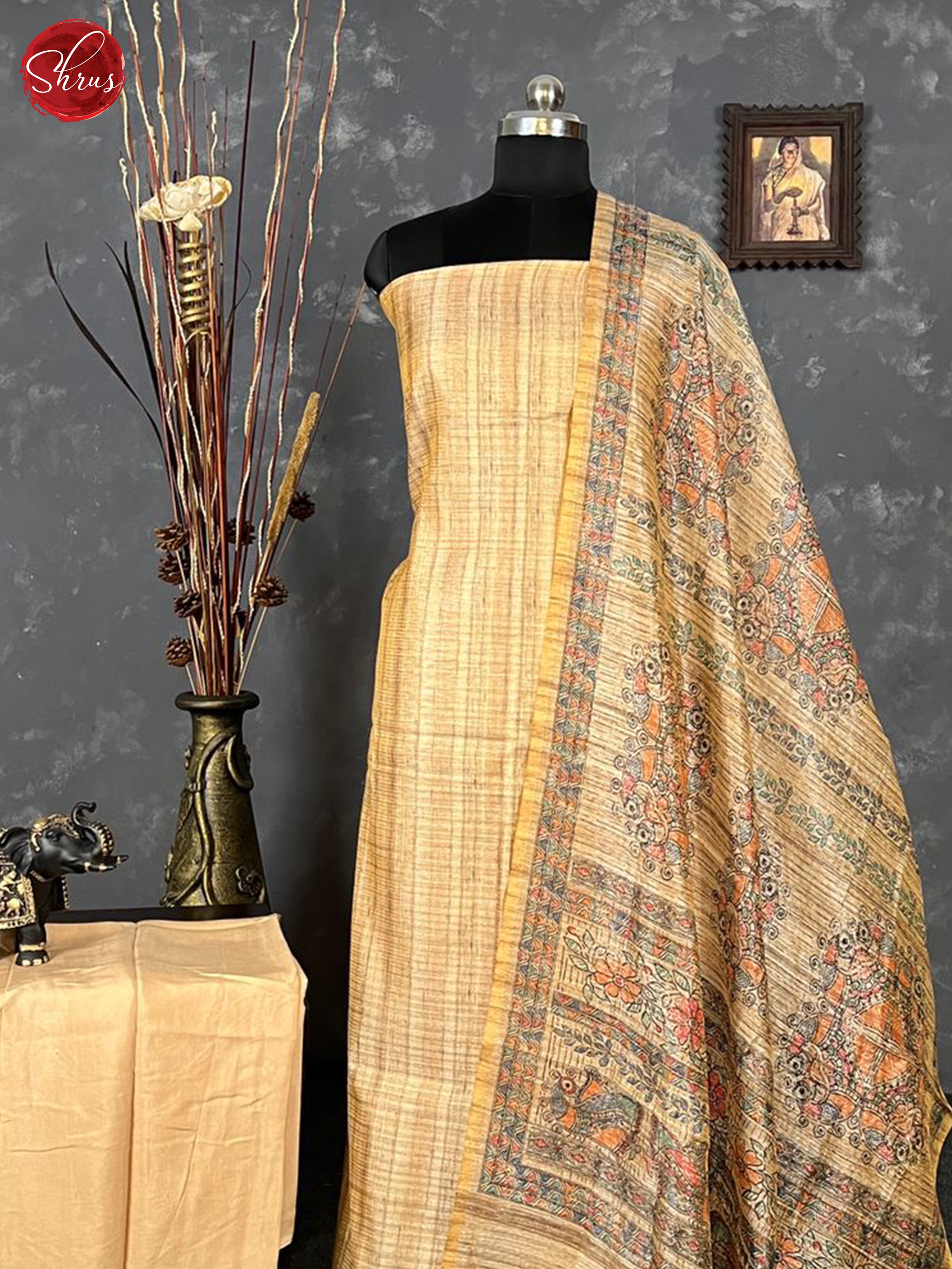 Beige - Matka Salwar - Shop on ShrusEternity.com