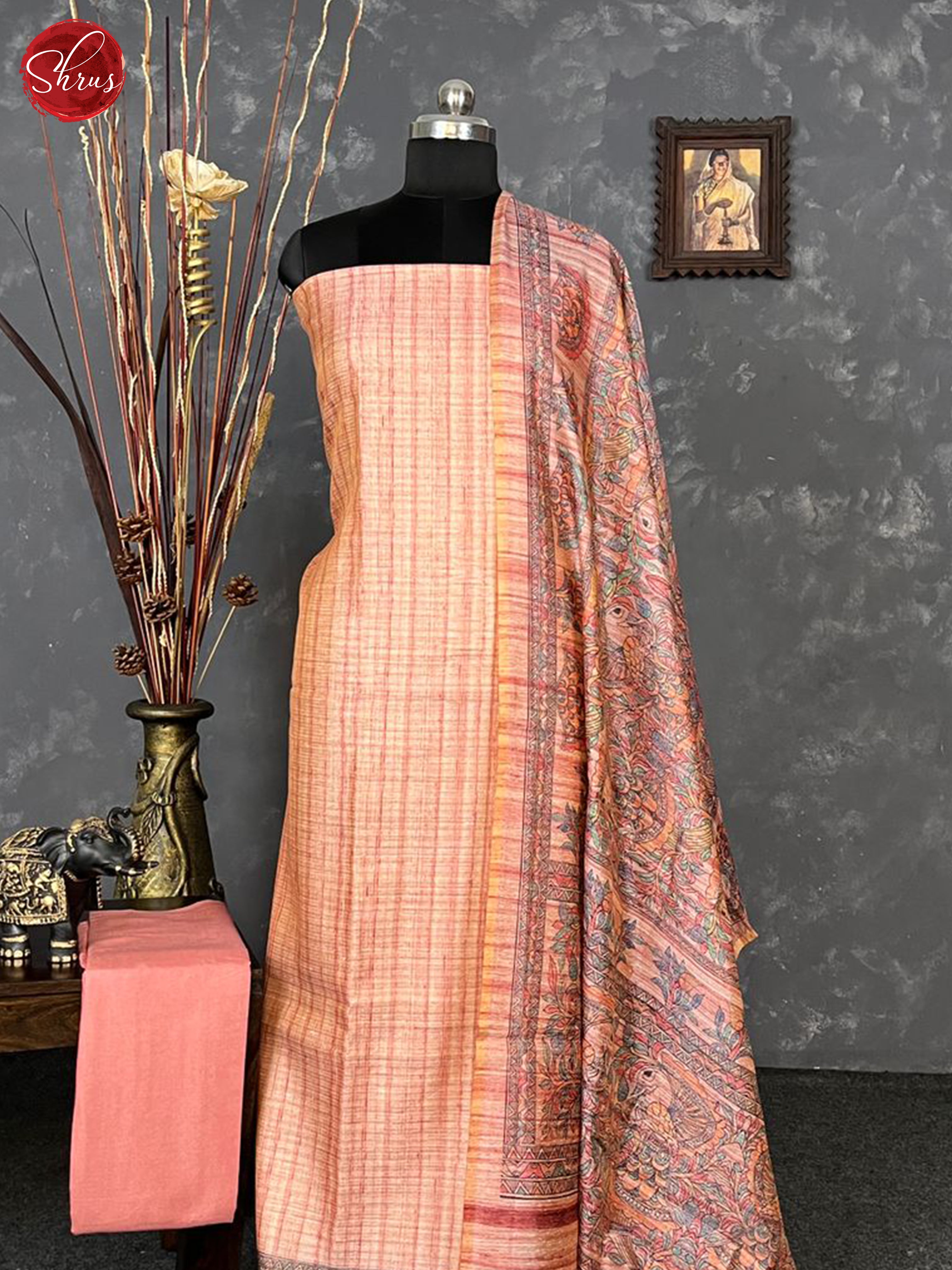 Peachish Pink- Matka Salwar - Shop on ShrusEternity.com