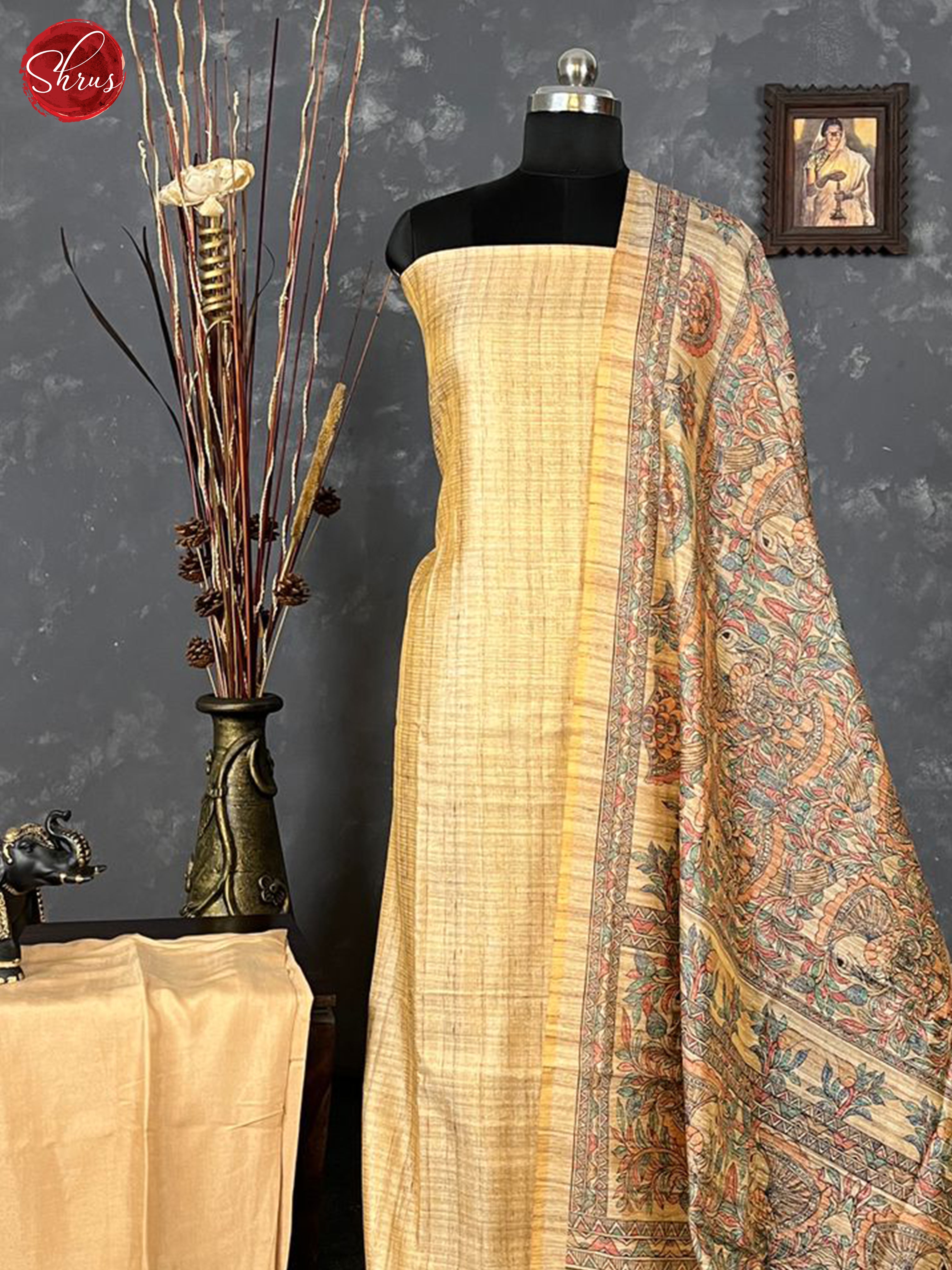 Beige- Matka Salwar - Shop on ShrusEternity.com