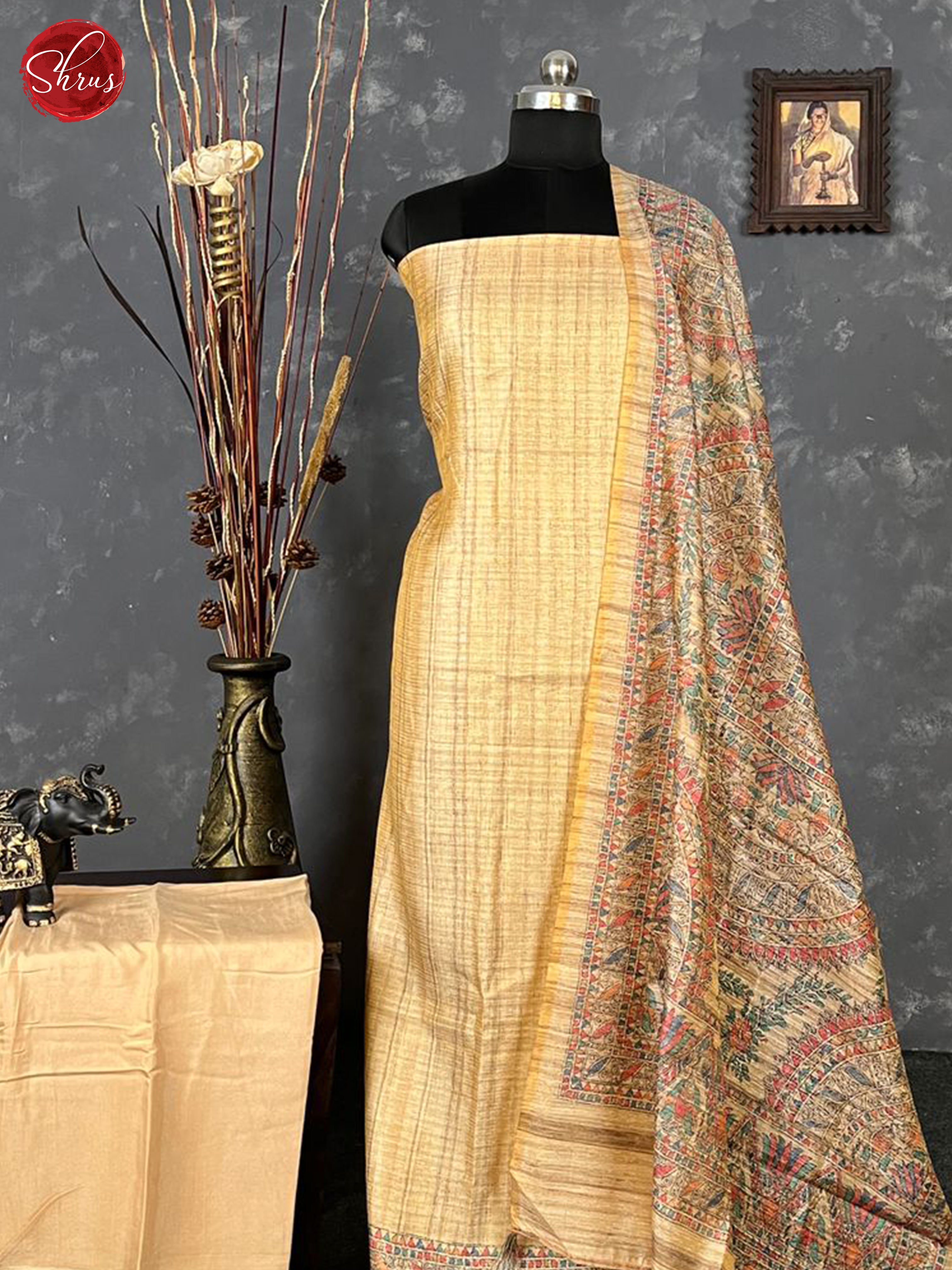 Beige - Matka Salwar - Shop on ShrusEternity.com