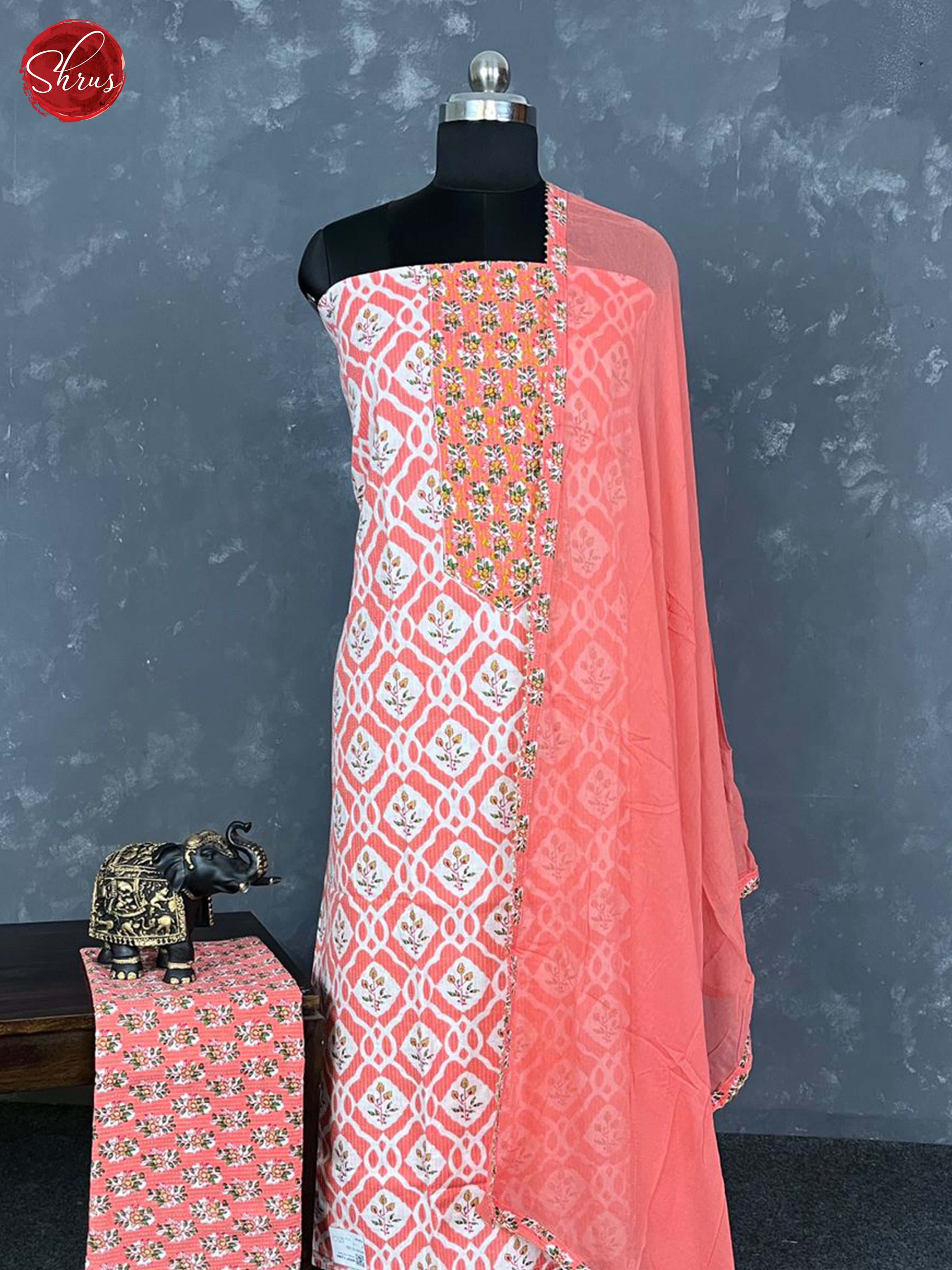 Pink - Cotton Salwar - Shop on ShrusEternity.com