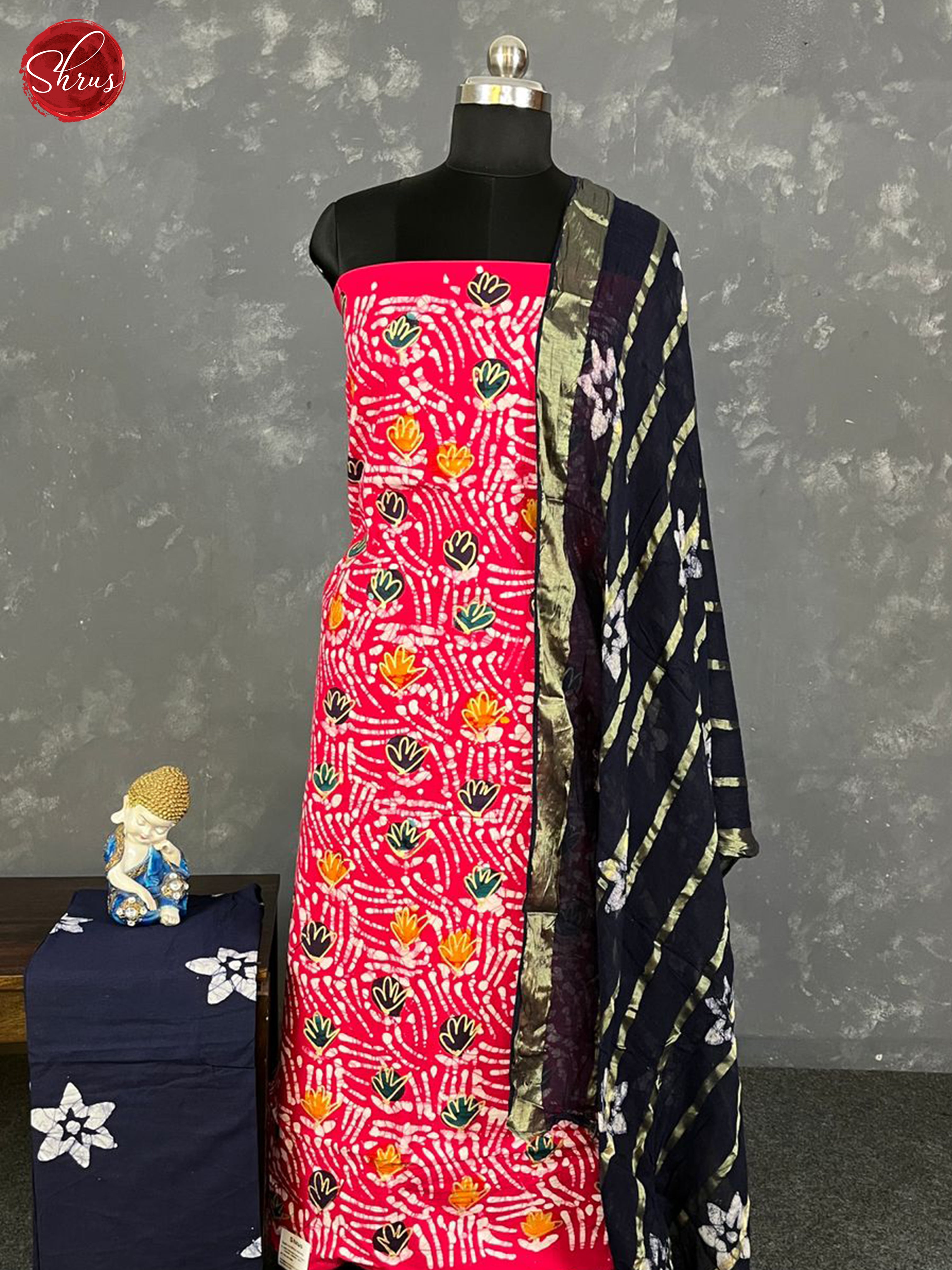 Pink & Blue - Bhatik salwar - Shop on ShrusEternity.com