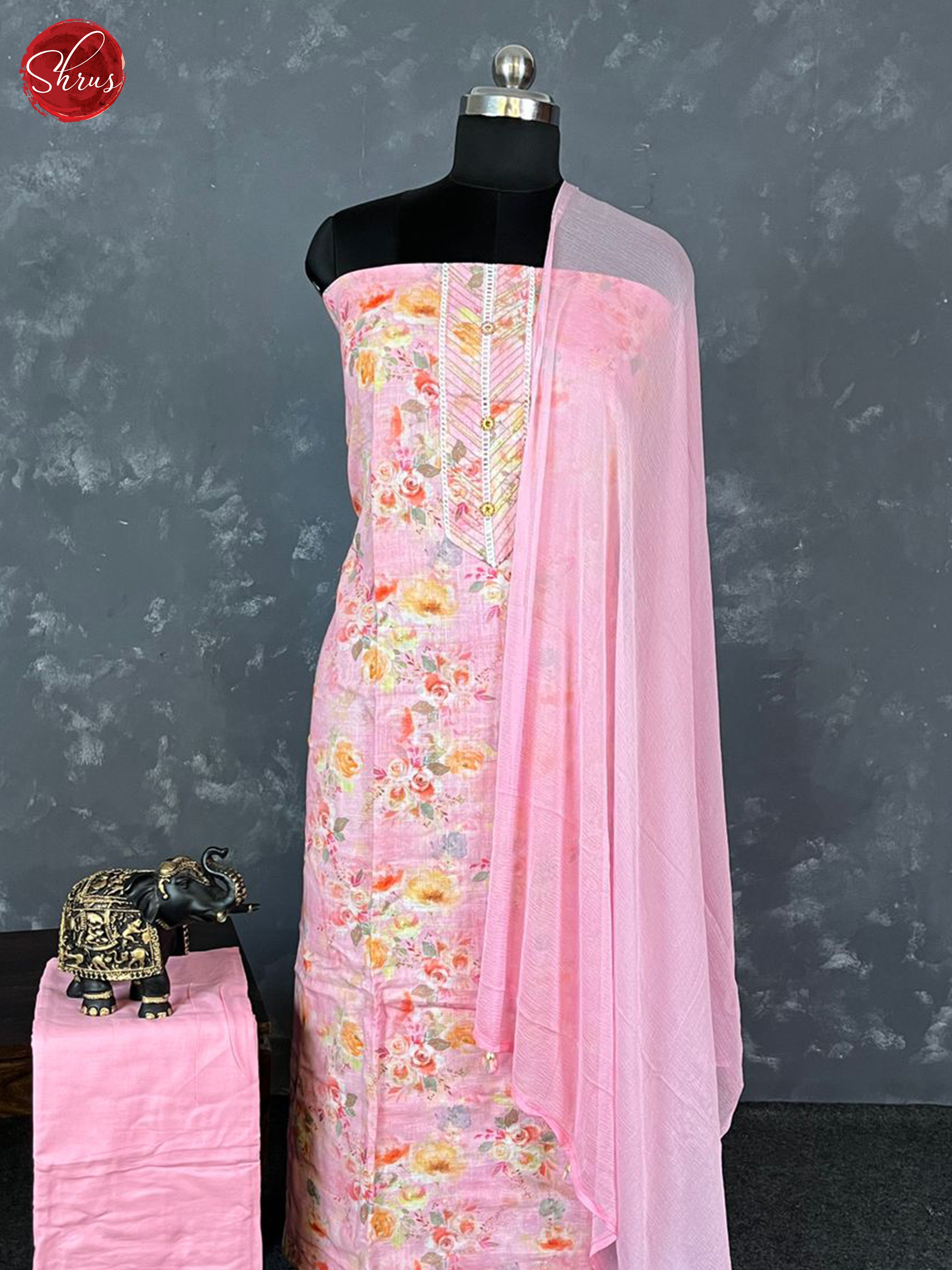 Pink - Cotton Salwar - Shop on ShrusEternity.com