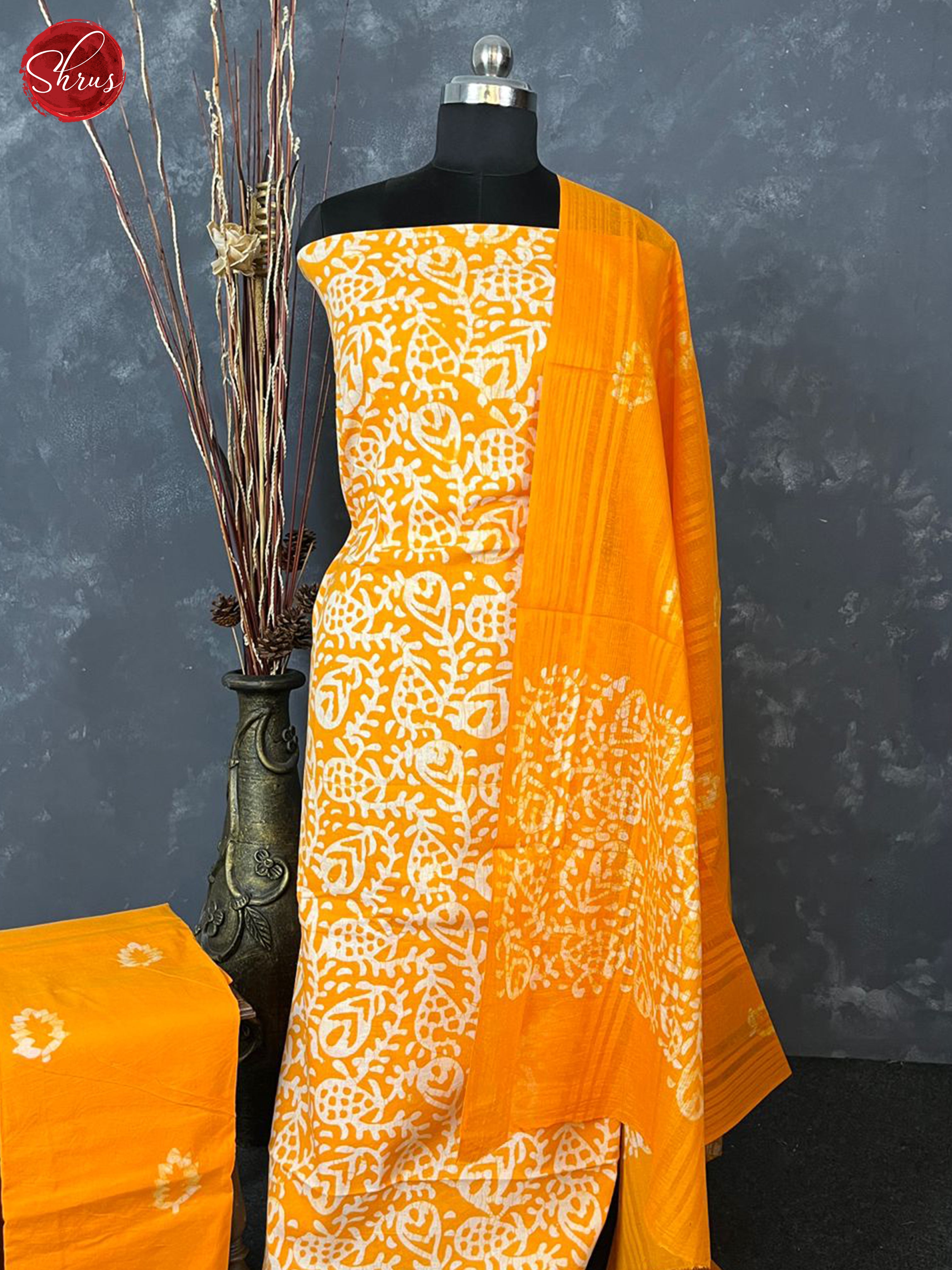 Orange - Bhatik Salwar - Shop on ShrusEternity.com