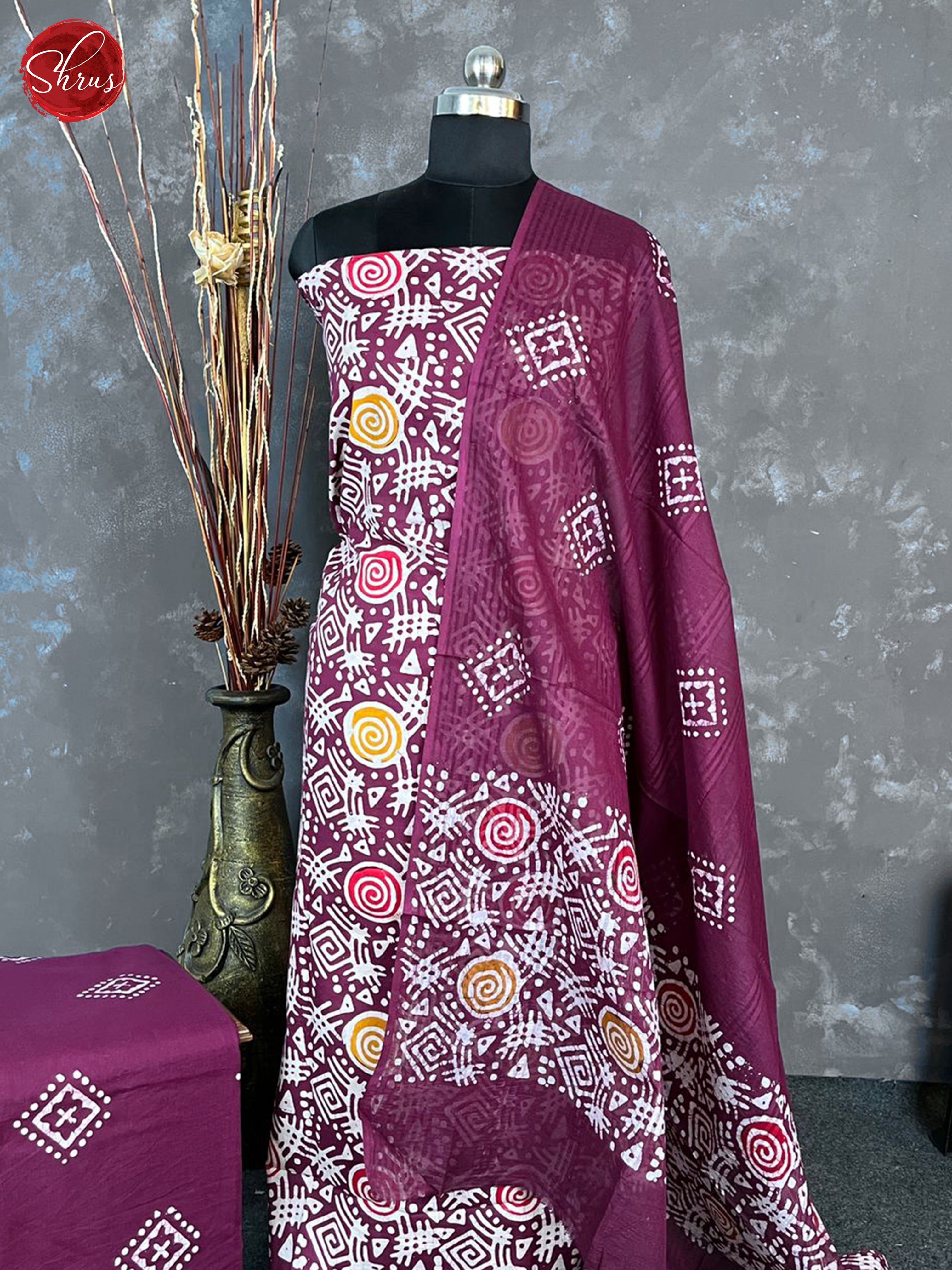 Purple - Bhatik Salwar - Shop on ShrusEternity.com