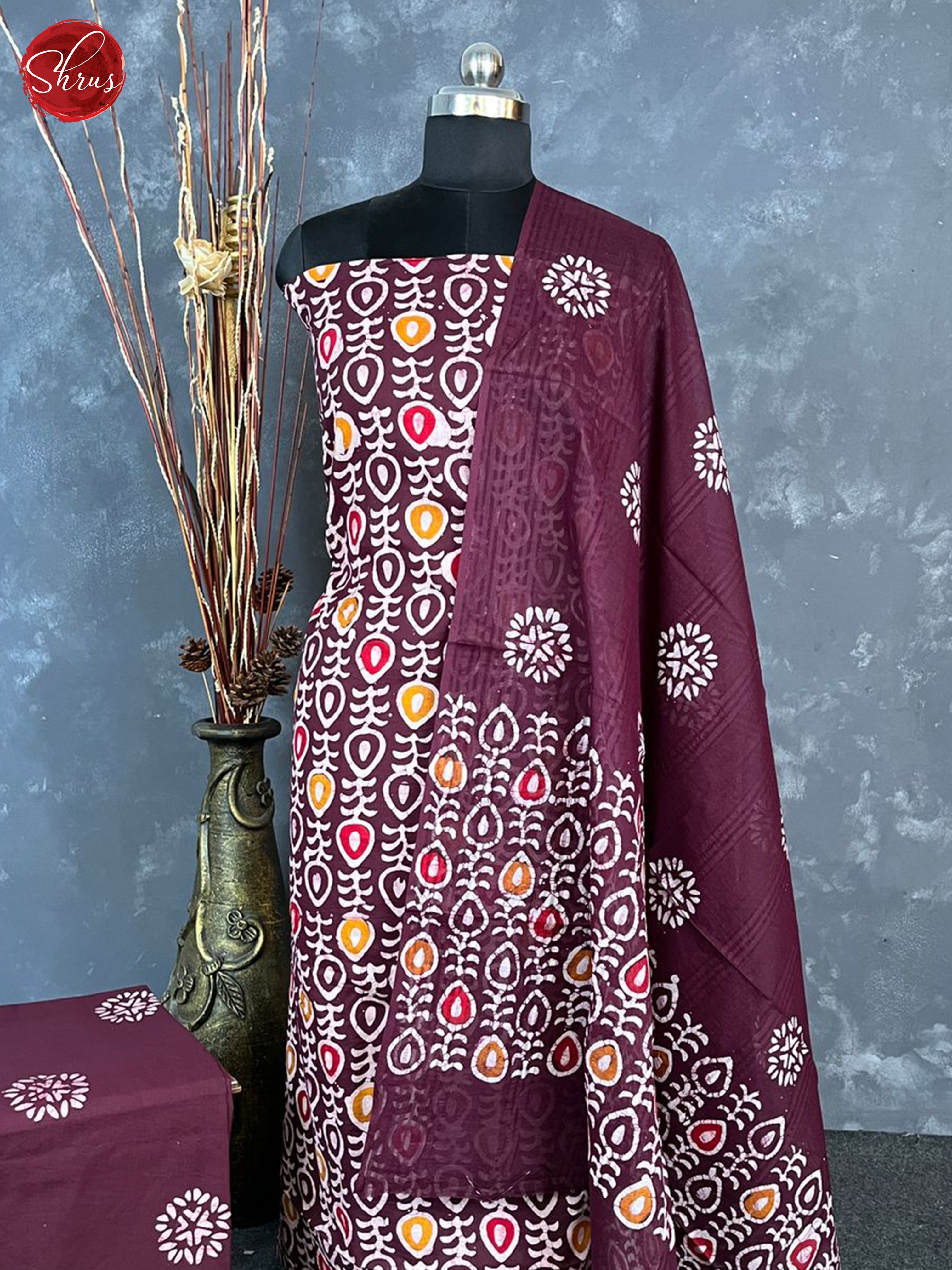 Brown - Bhatik Salwar - Shop on ShrusEternity.com