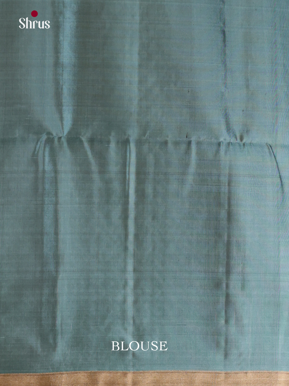 Buy Beautiful Blue & Green Silk Saree with Horizontal Zari Stripes & Geometric Patterns