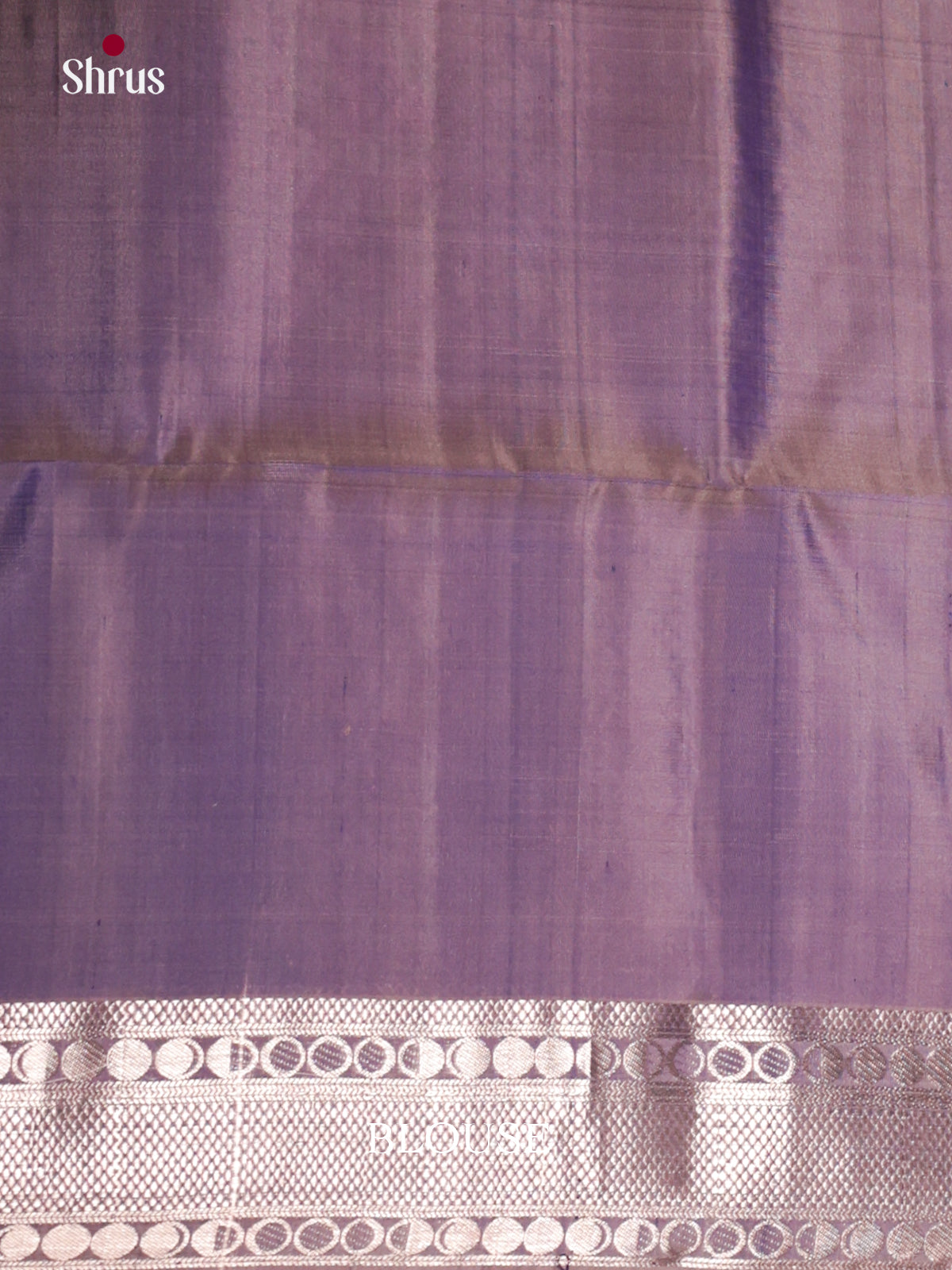 Buy Vibrant Blue Pure Silk Saree with Silver Zari Floral Sprays & Lavender Brocade Pallu