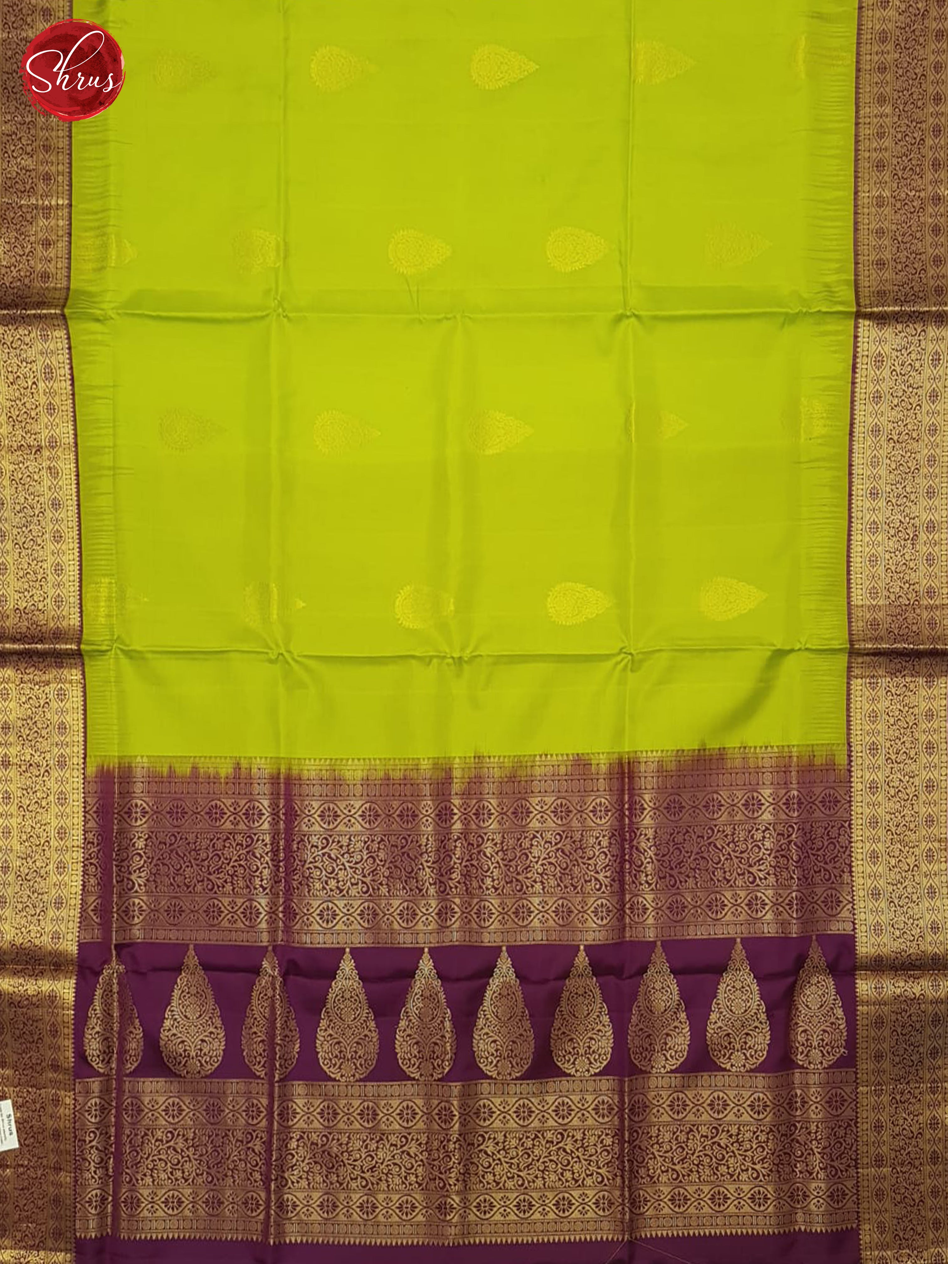 CAM23004 - Kanchipuram silk Saree - Shop on ShrusEternity.com