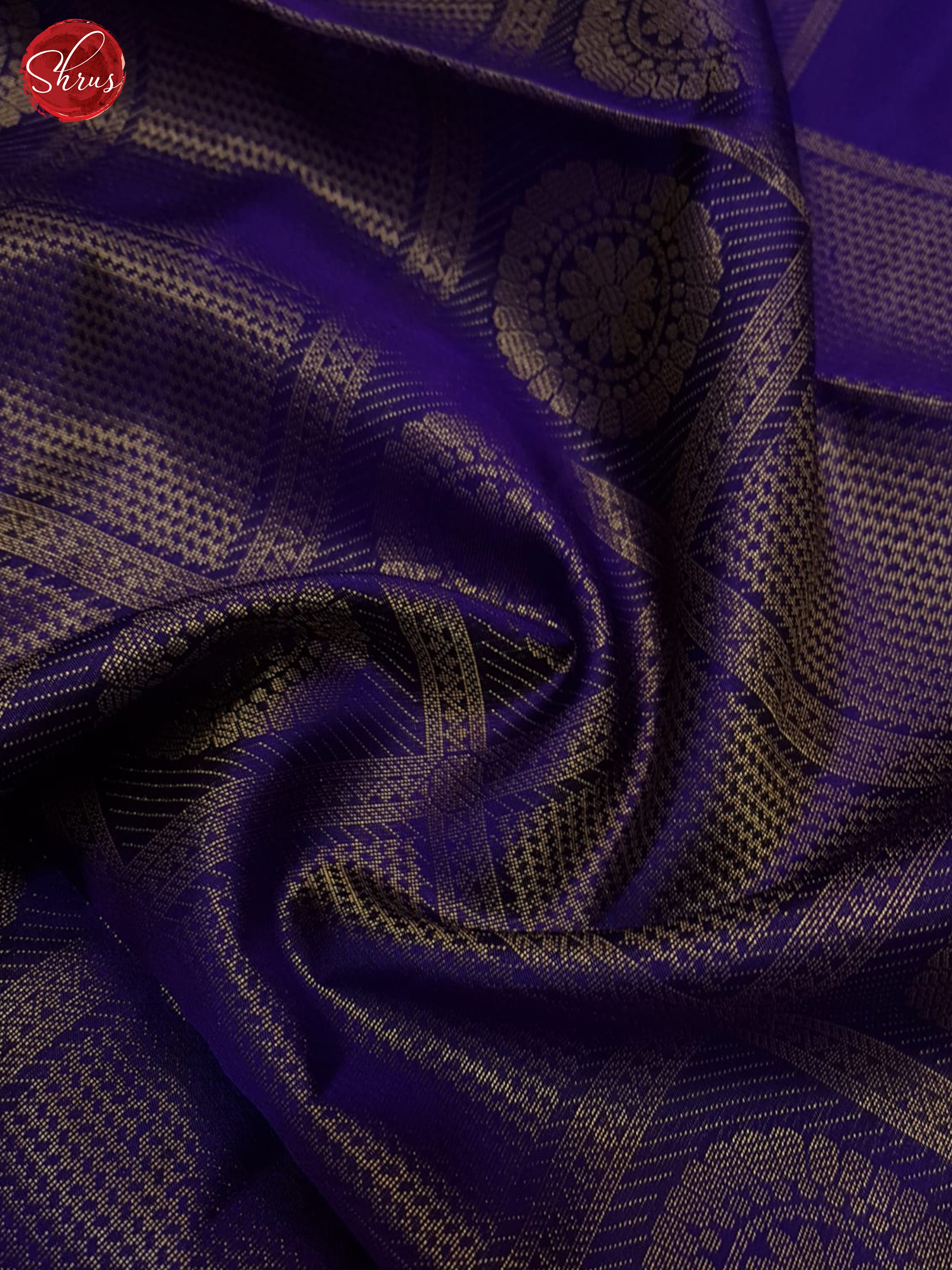 Blue And Maroon-Soft silk saree - Shop on ShrusEternity.com