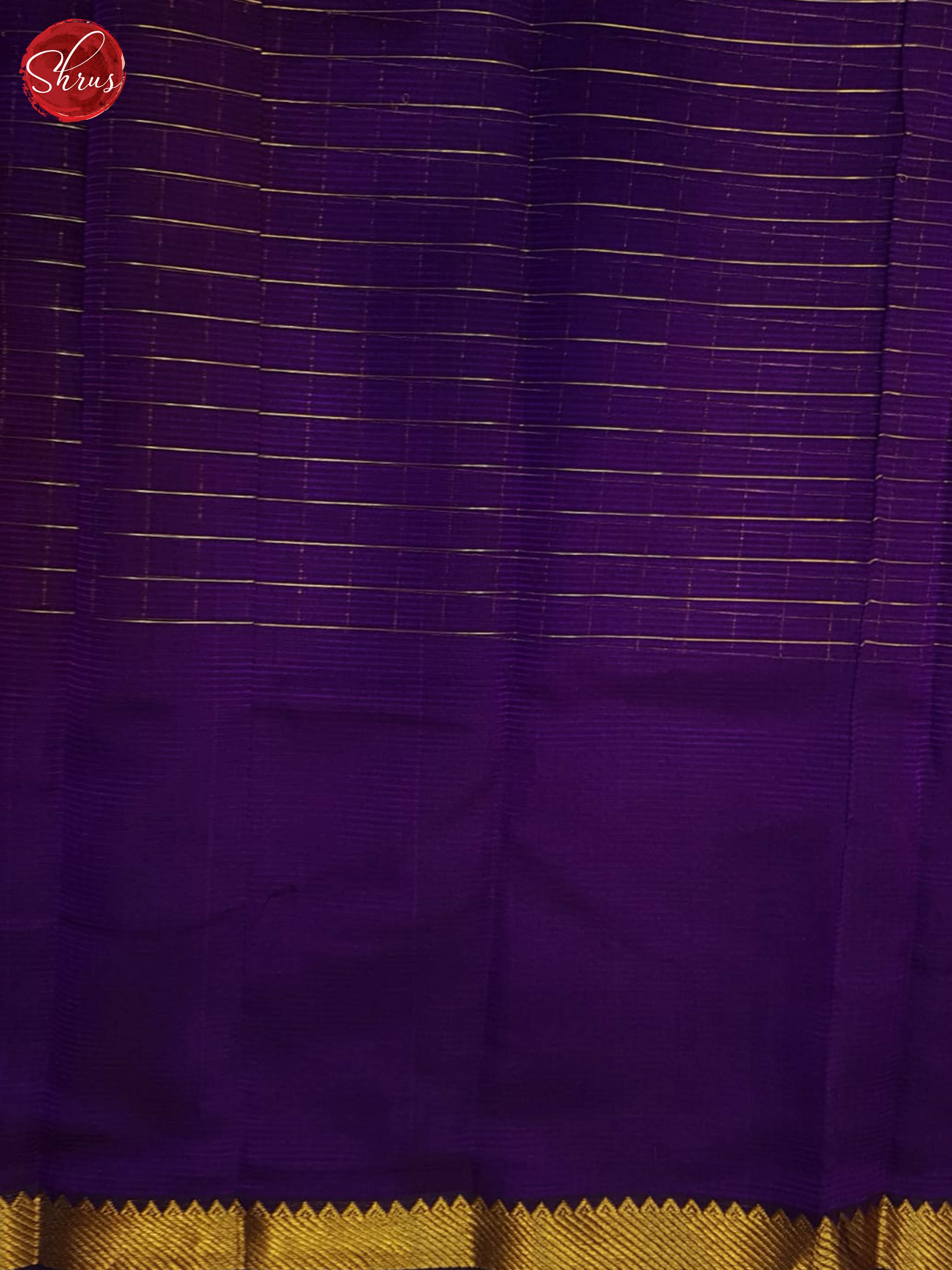 Violet(Single tone) - Mangalagiri silkcotton Saree - Shop on ShrusEternity.com