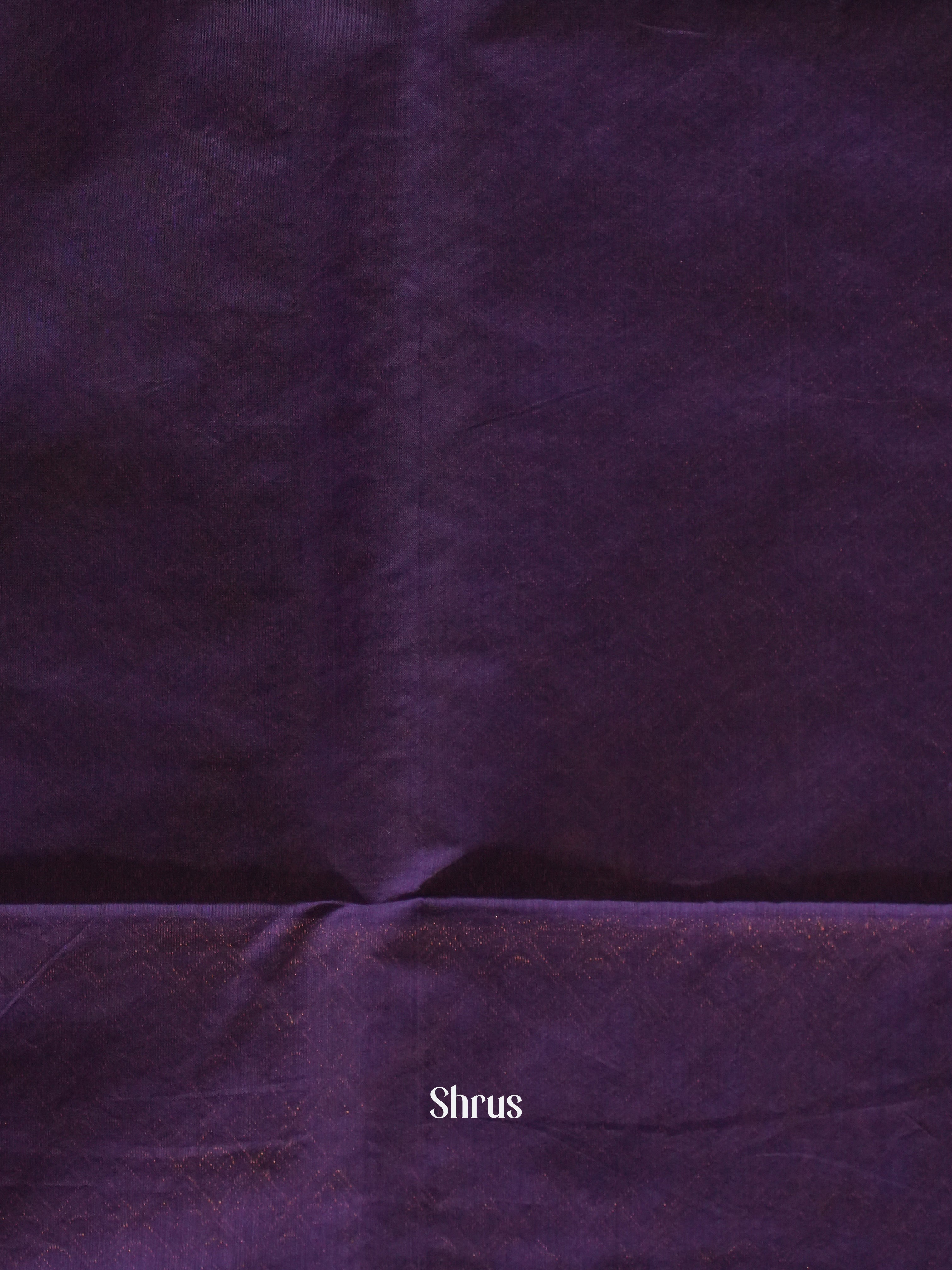 Maroon & Blue - Semi Silkcotton Saree - Shop on ShrusEternity.com