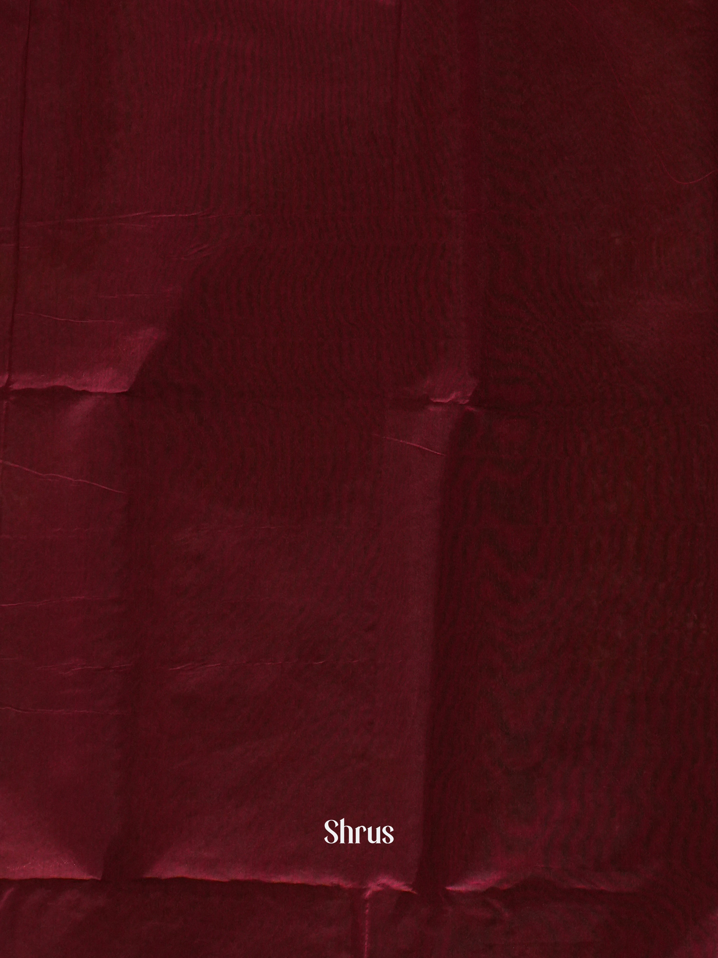 Blue And Araku Maroon- Semi Silk Cotton Saree - Shop on ShrusEternity.com