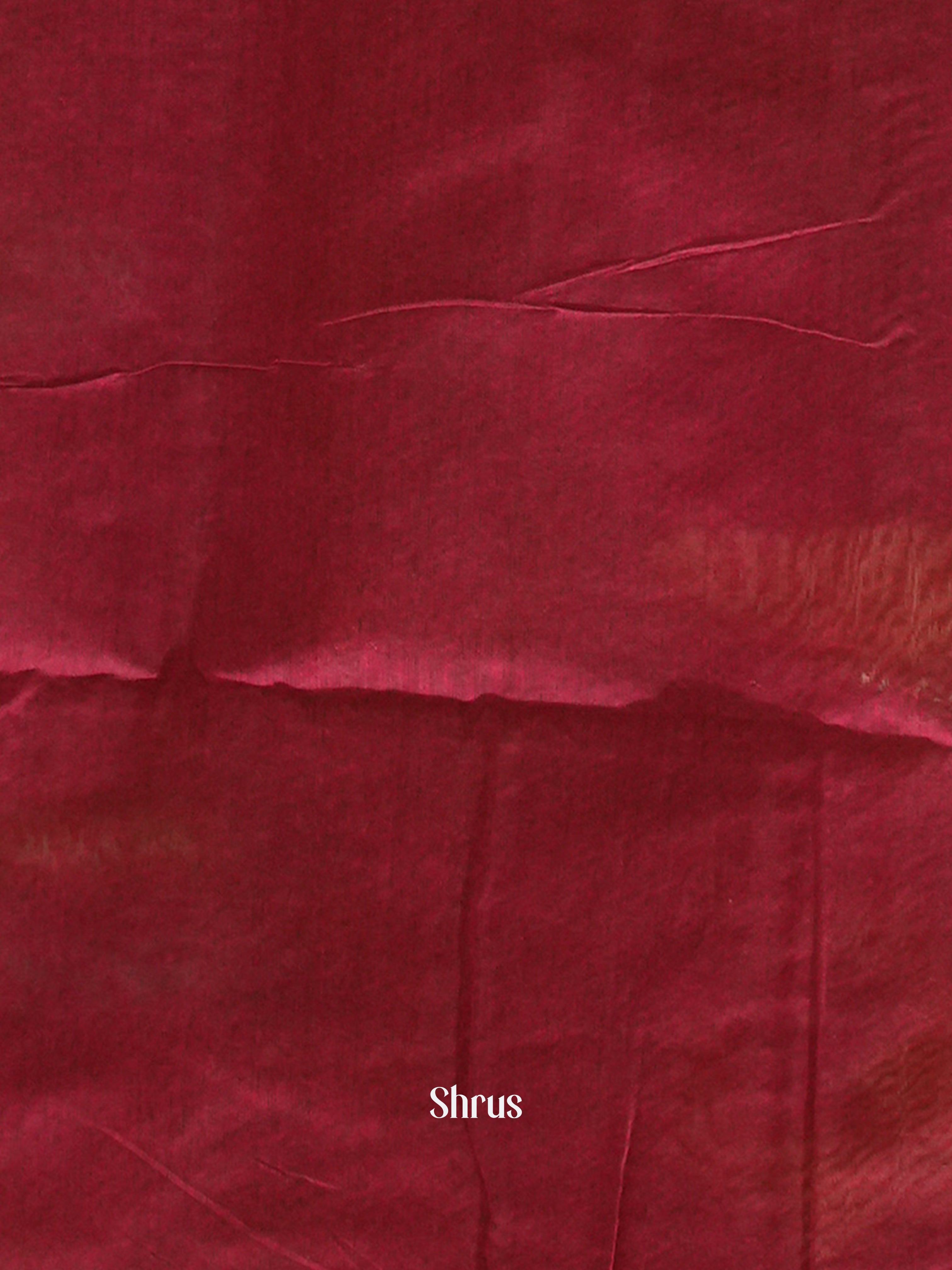 Green And Majenta Pink- Semi Silk Cotton Saree - Shop on ShrusEternity.com