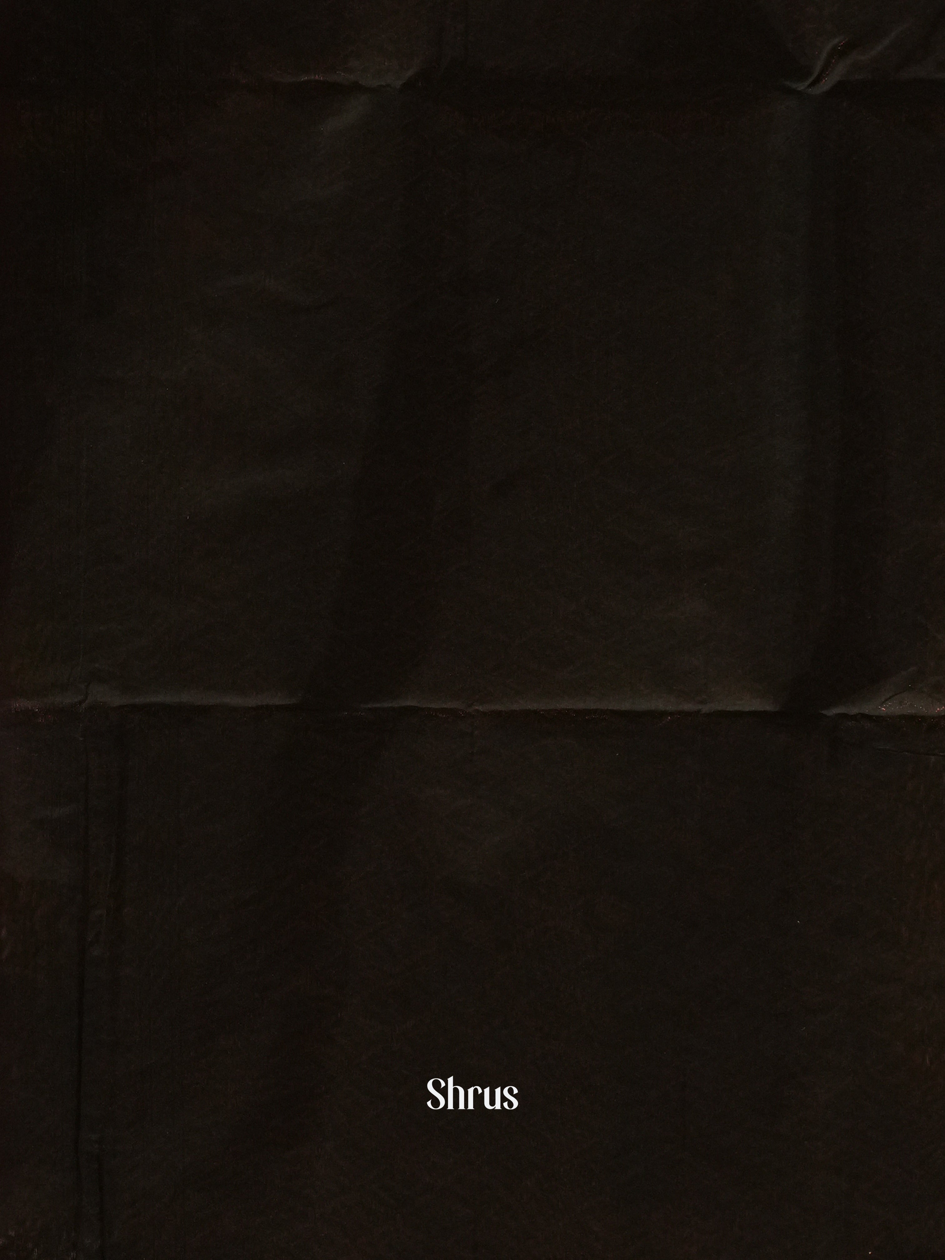 Maroon & Black -Semi Silkcotton Saree - Shop on ShrusEternity.com