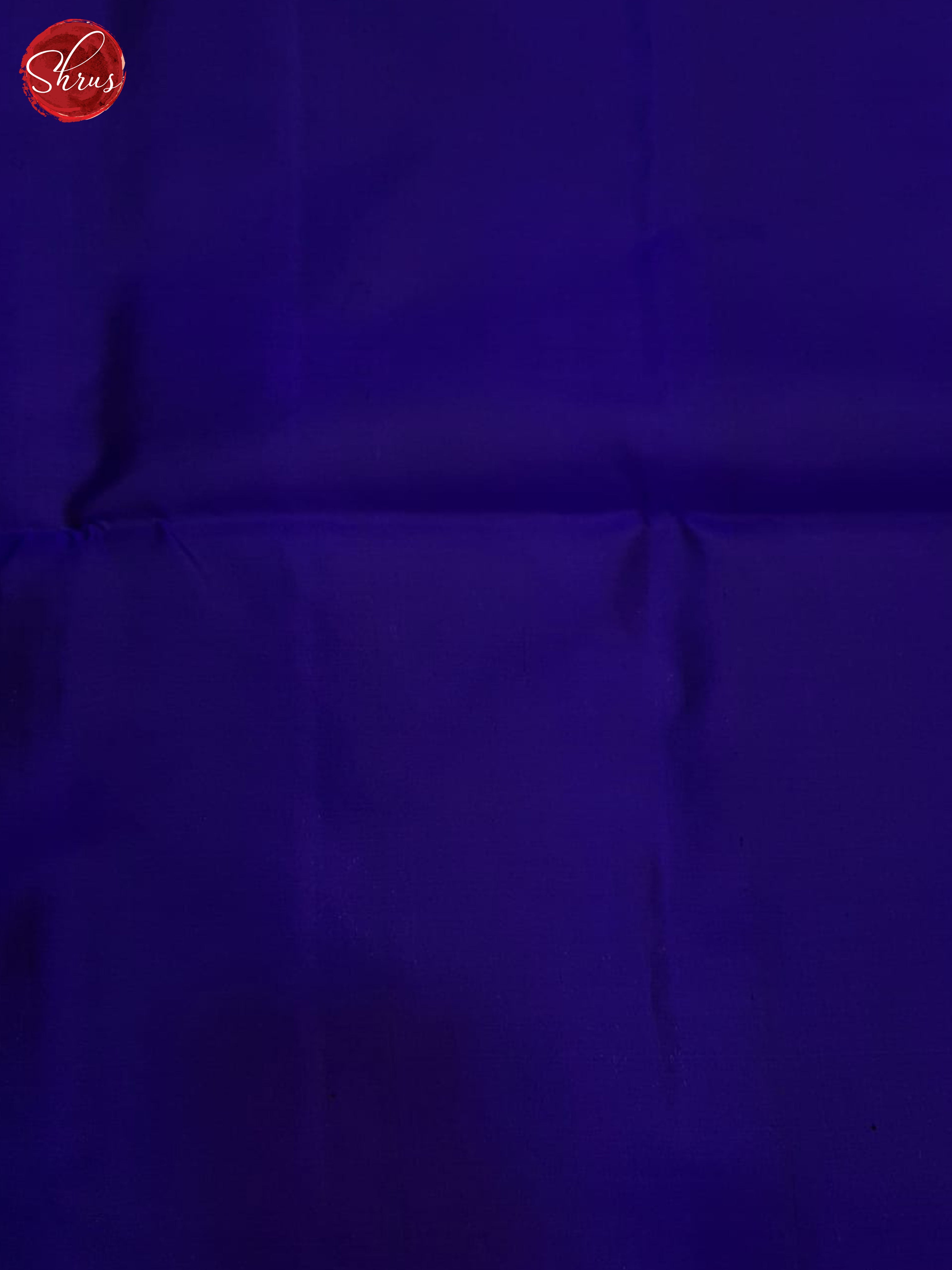 Red & Blue- Soft Silk Saree - Shop on ShrusEternity.com