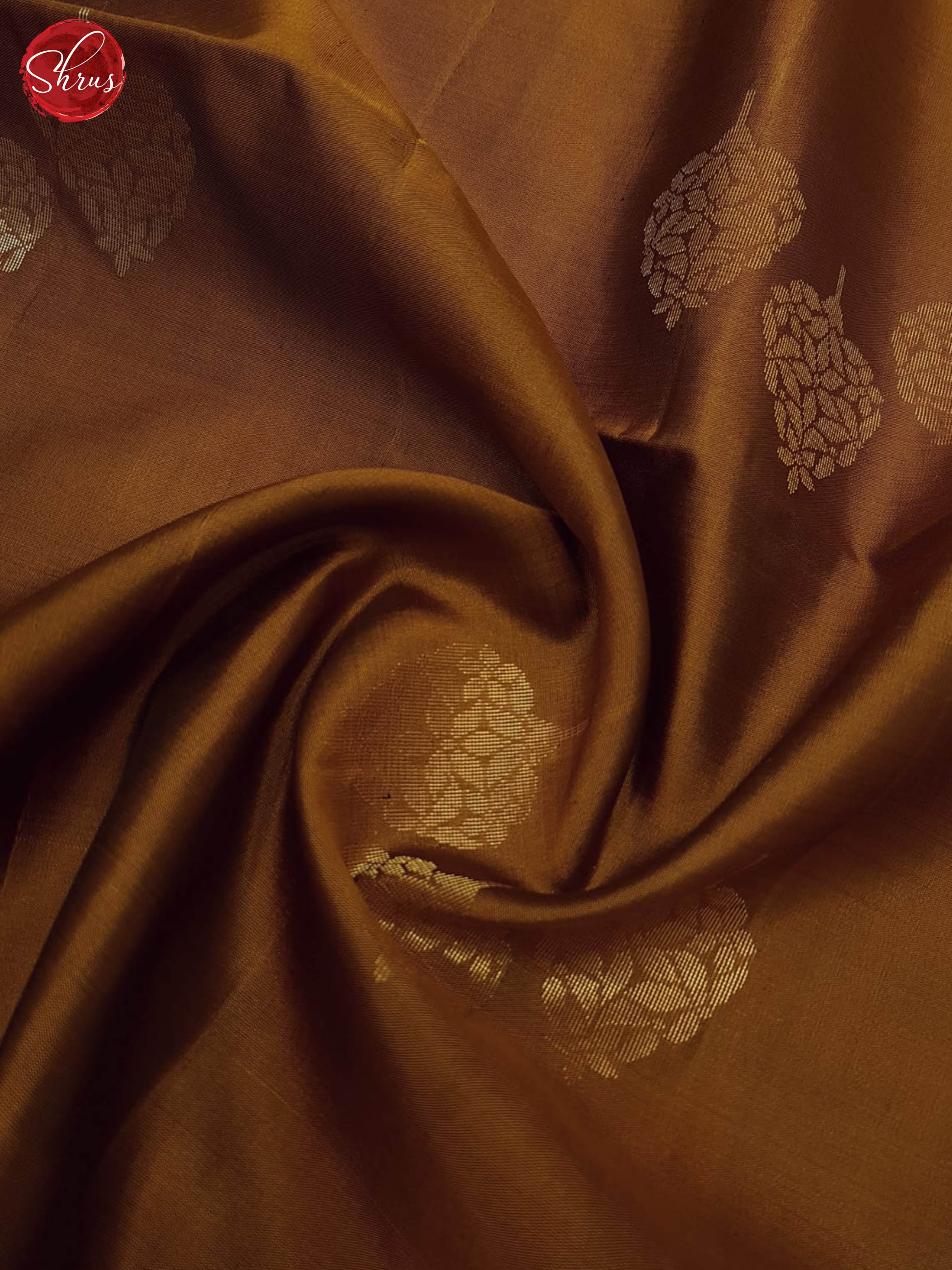 Honey And Blue- Soft Silk Saree - Shop on ShrusEternity.com