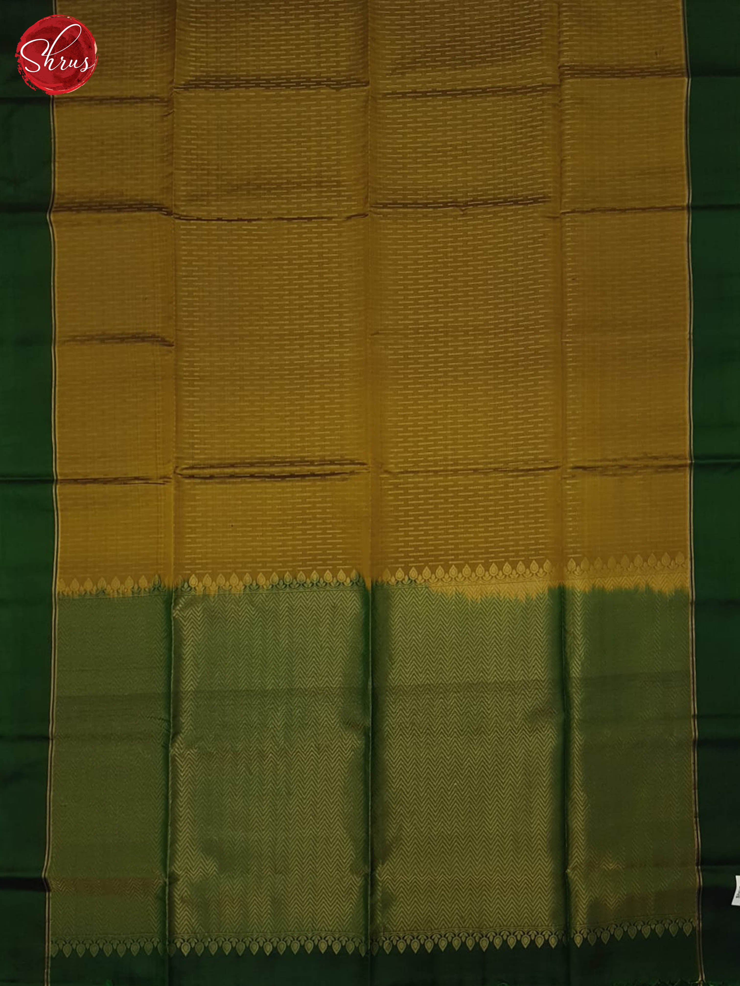 Mehandi Green & Green- Soft Silk Saree - Shop on ShrusEternity.com