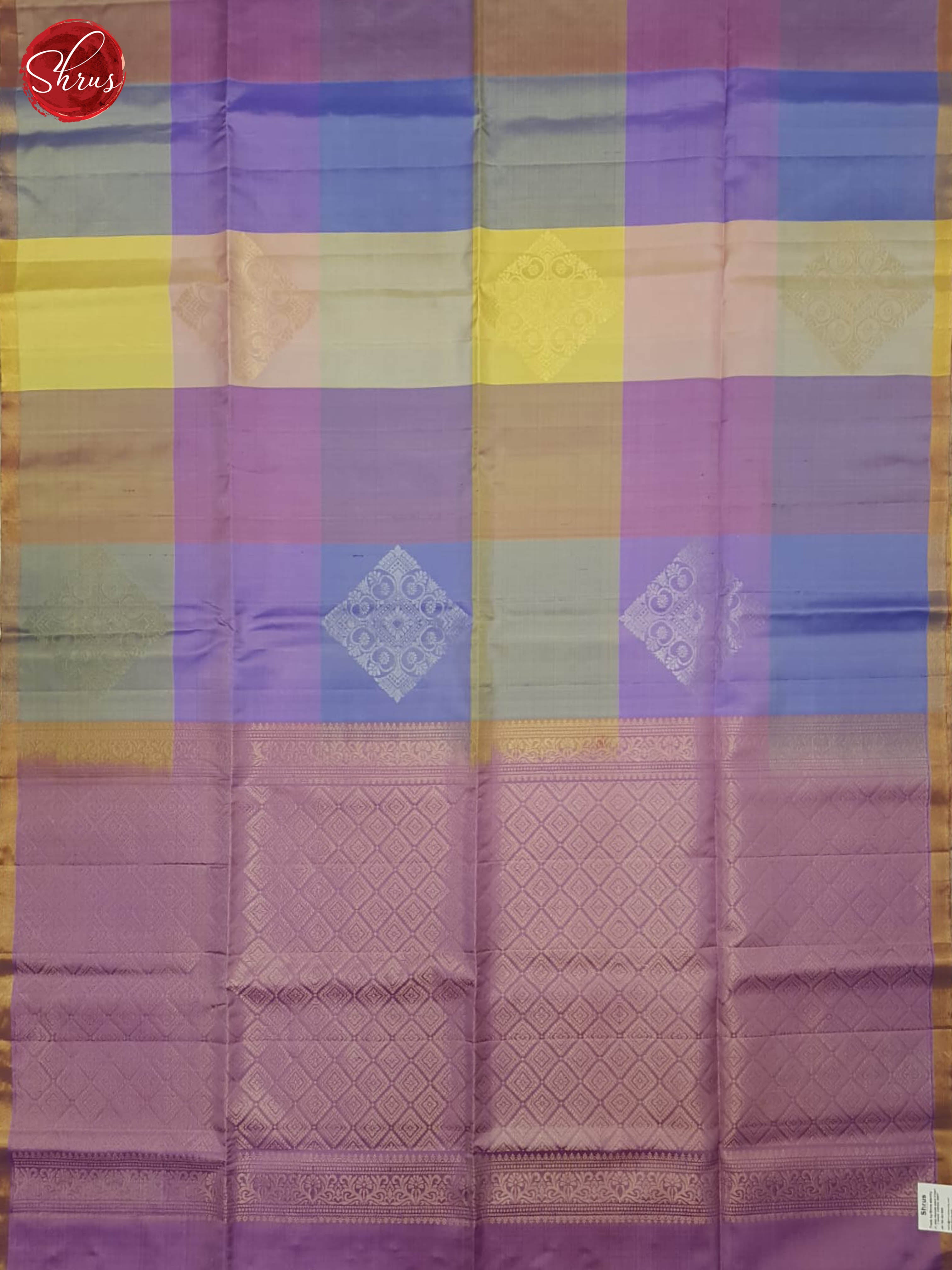 Multi And Lavender- Soft Silk Saree - Shop on ShrusEternity.com